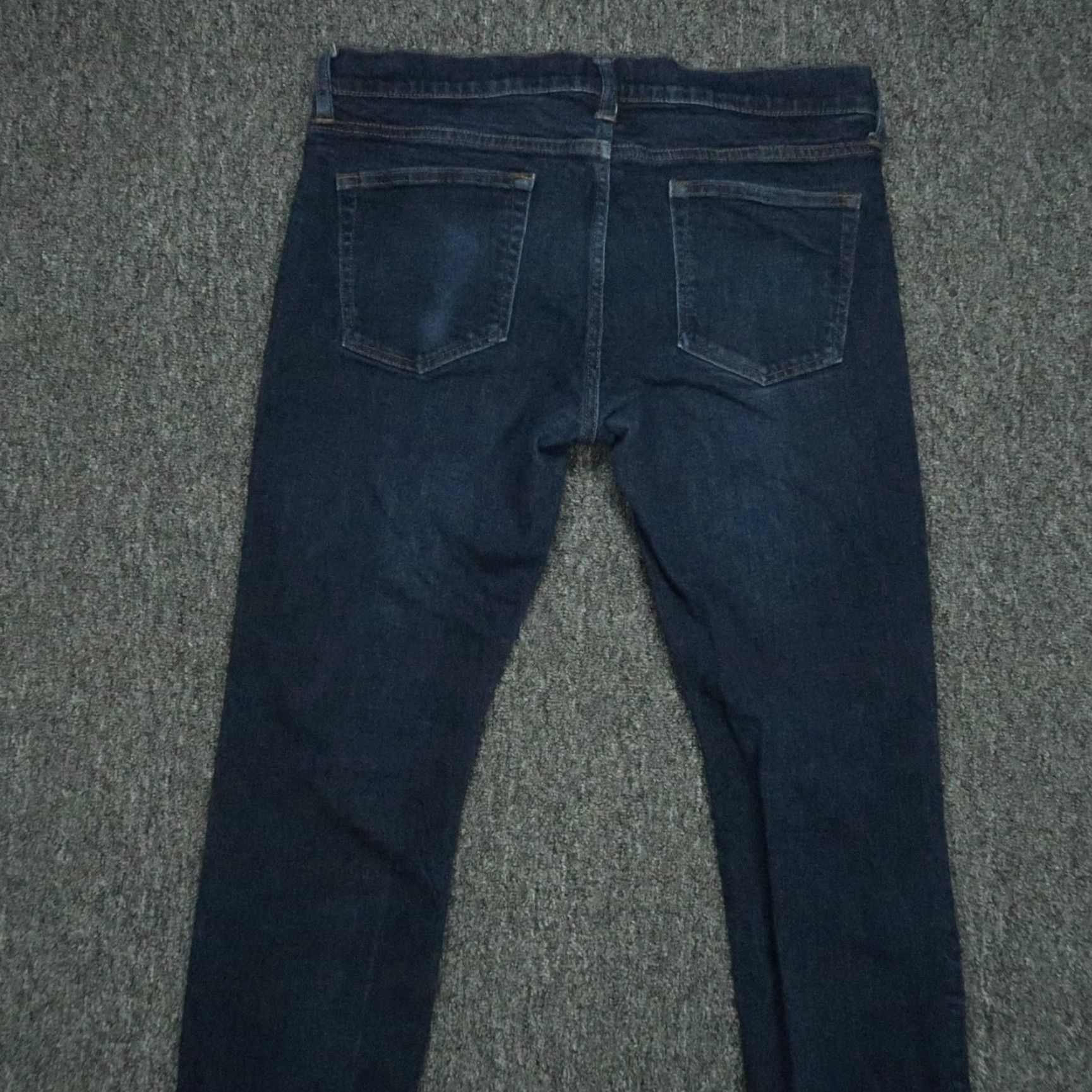 J.Crew J Crew Jeans Mens 34x28 Blue 484 Stretch Slim Straight Denim 5-Pocket Button Zip Belt Loops Regular Size Type Jeans Mens Blue Size US 32 / EU 48 - 5 Thumbnail