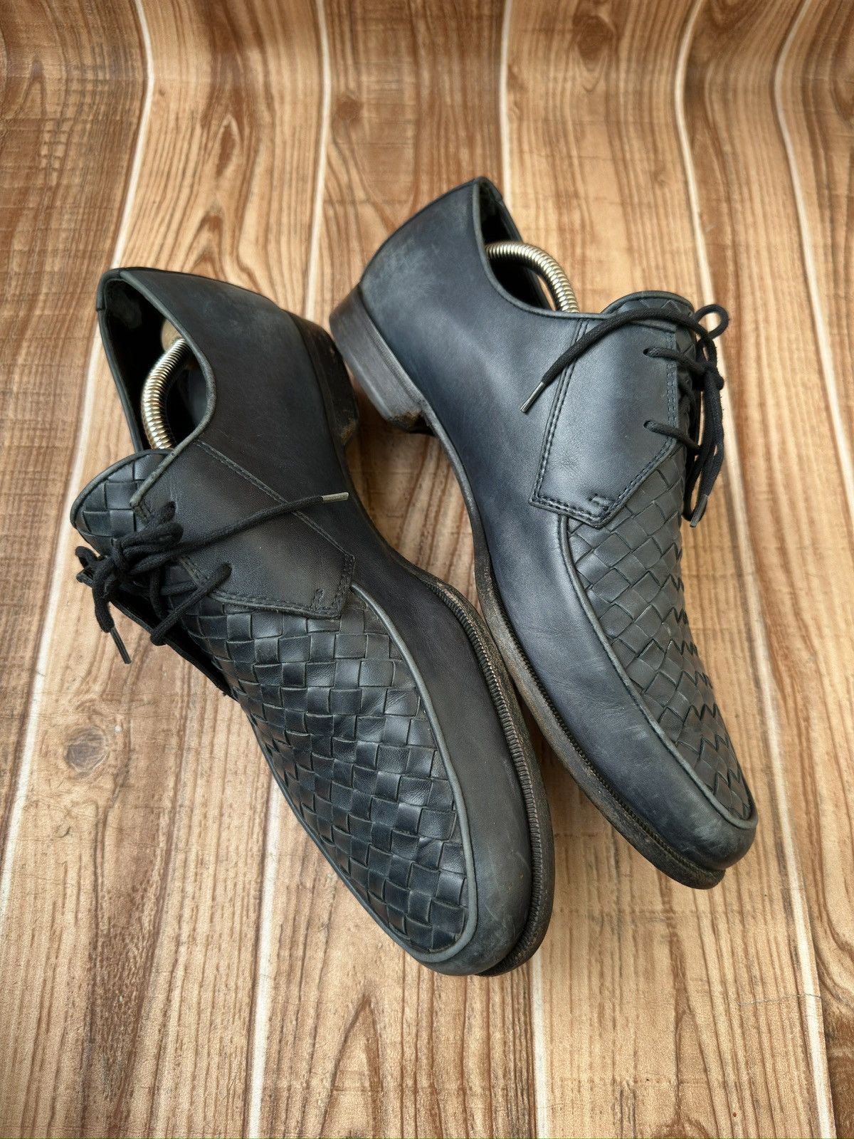 Bottega Veneta Bottega Veneta Intrecciato Weave Leather Derby Size US 10 / EU 43 - 6 Thumbnail