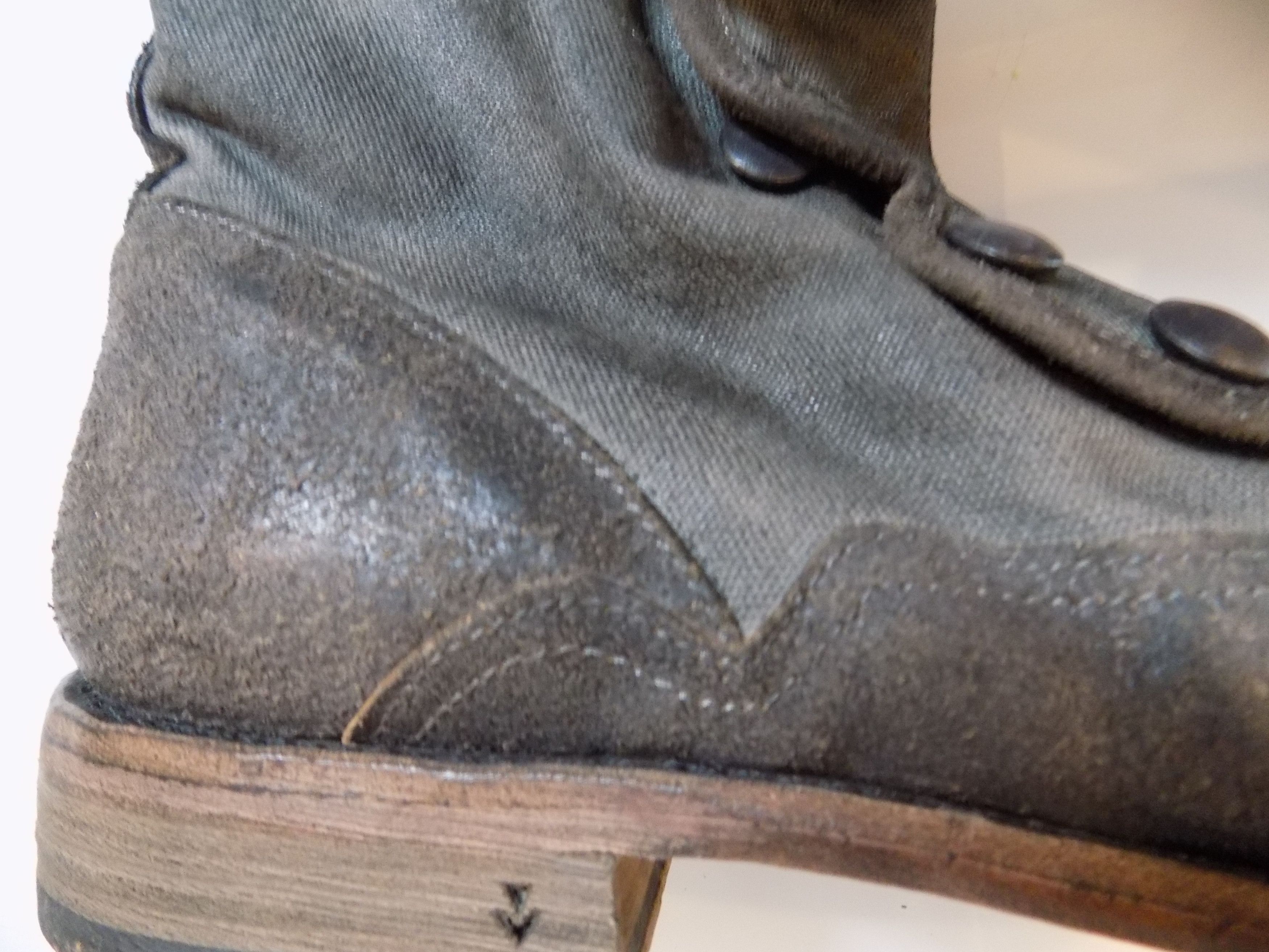 John Varvatos JV Bowery 5 Button Boot - Rough out Size US 11 / EU 44 - 2 Thumbnail