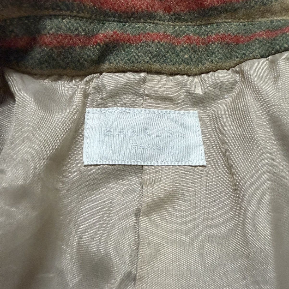Harris Tweed Vintage Harriss Paris Double Breast Wool Jacket Size S / US 4 / IT 40 - 4 Thumbnail
