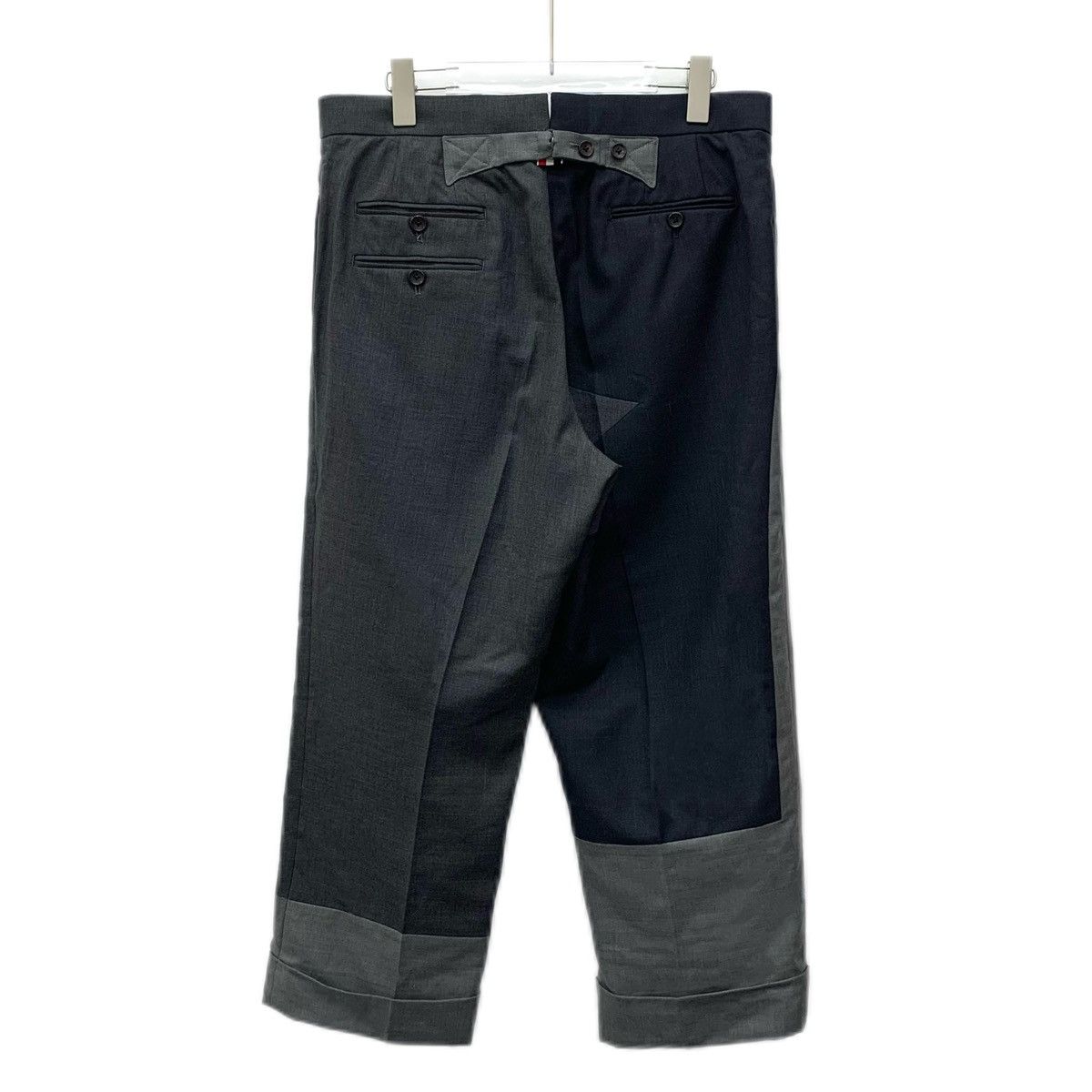 Thom Browne Thom Browne Spliced Design Casual Suit Wide Leg Pants K26WX Size US 36 / EU 52 - 2 Thumbnail
