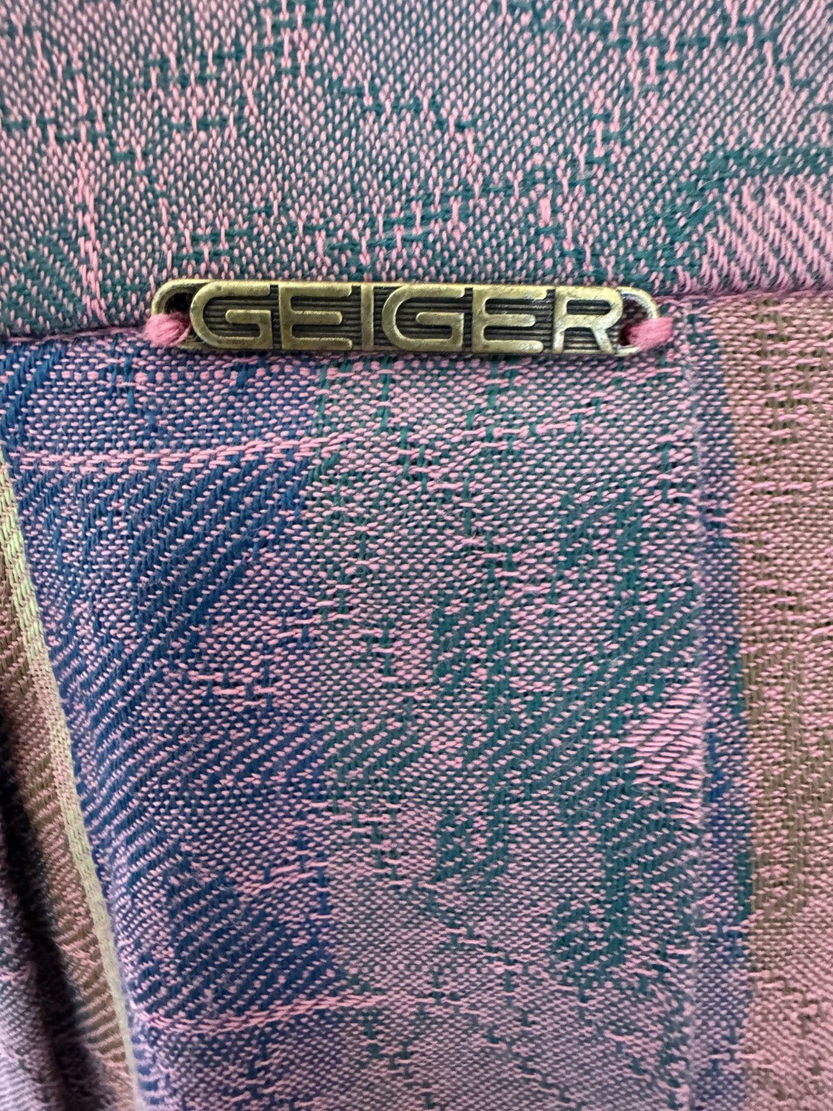 Vintage Geiger Austria skirt 42 M Actez pink boho midi European wool Size 30" / US 8 / IT 44 - 5 Thumbnail