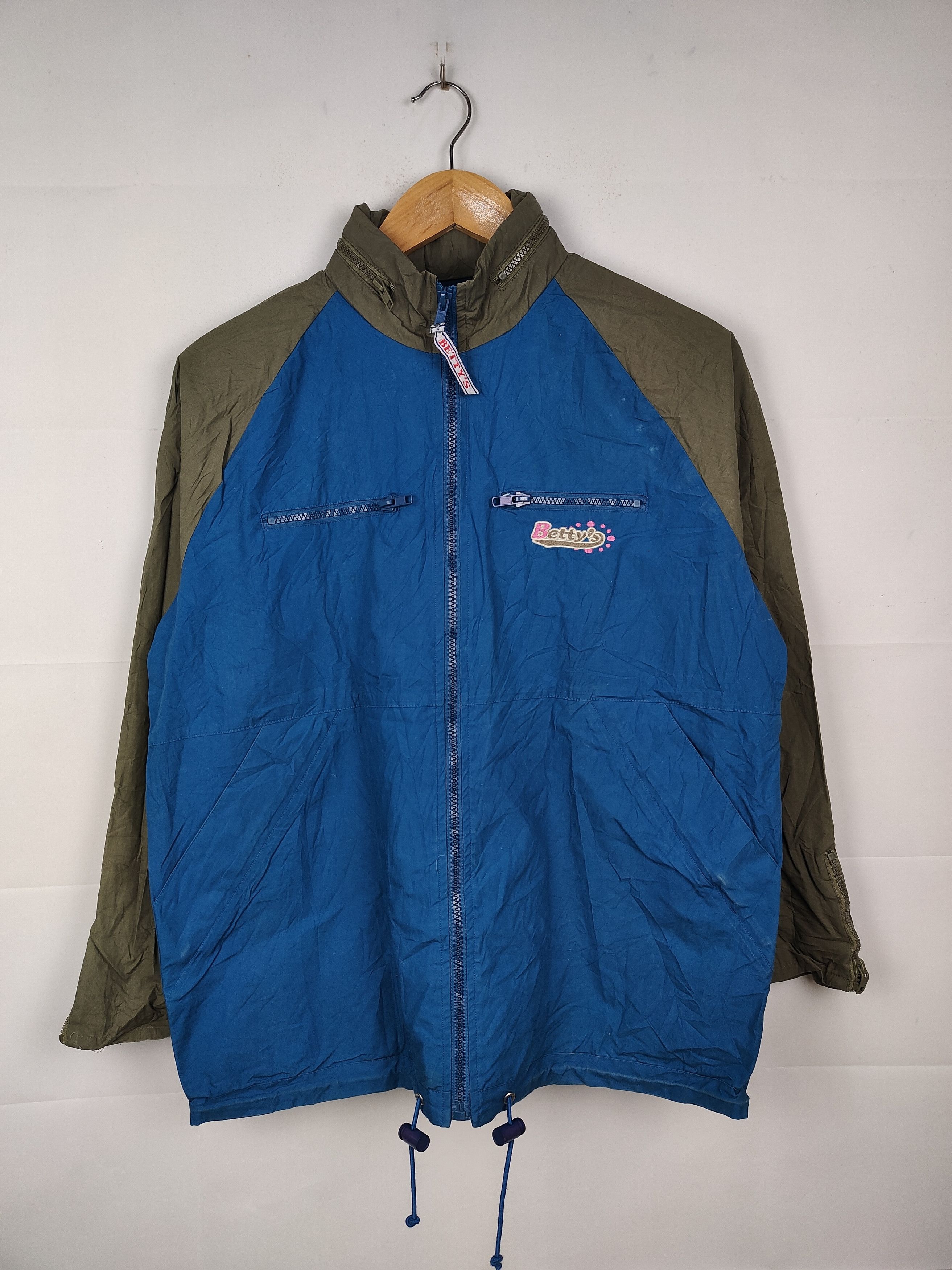 Japanese Brand Betty's Blue Shinji Abe Windbreaker Jacket Size US M / EU 48-50 / 2 - 1 Thumbnail