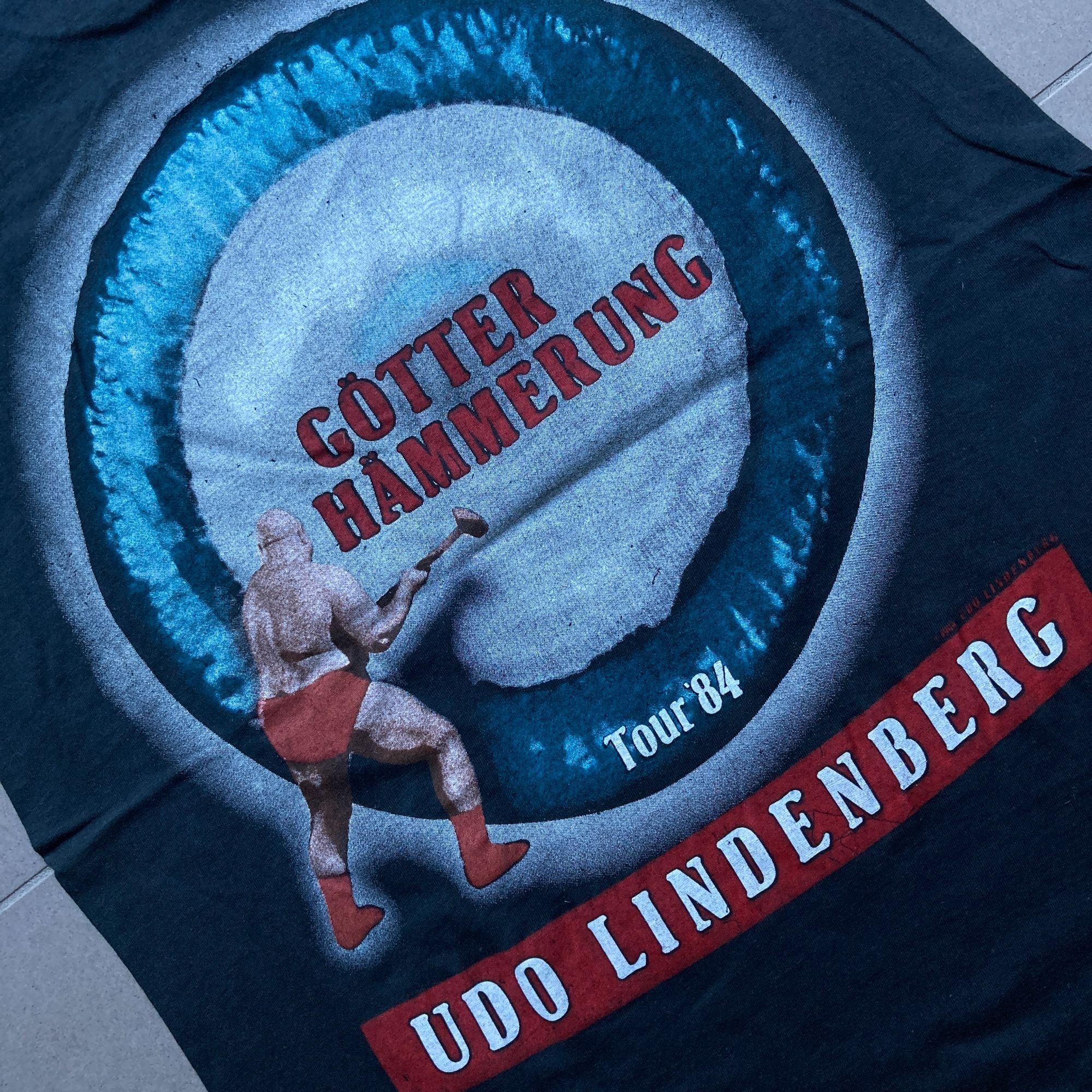 Other Vintage Udo Lindenberg Götter Hämmerung Tour 84 Single Stitc Size US S / EU 44-46 / 1 - 3 Thumbnail