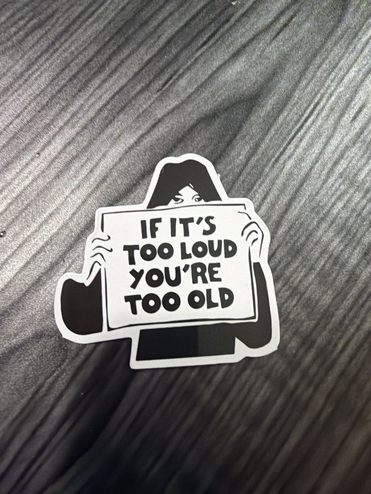 Hypebeast If It’s Too Loud You’re Too Old Sticker Size ONE SIZE - 1 Thumbnail
