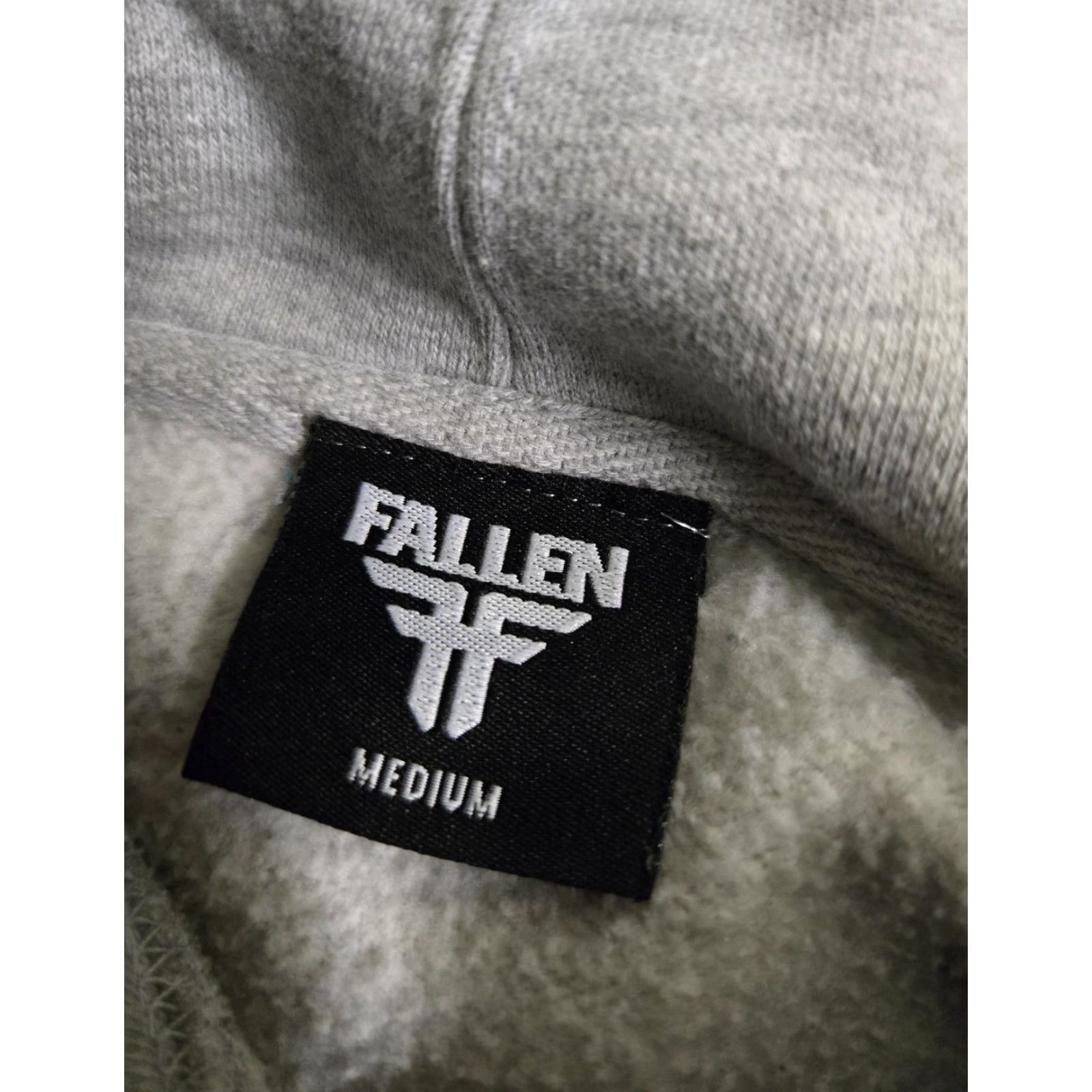 Logo 7 Fallen Hoodie Mens Medium Gray Rise With The Fallen Pullover Skate Graphic Logo Size US M / EU 48-50 / 2 - 5 Thumbnail