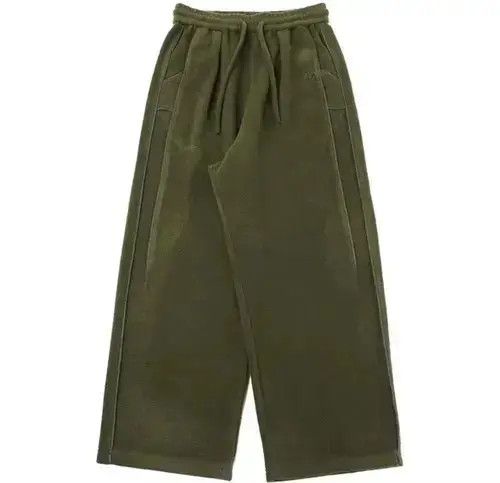 Jean 20AW Indigo Union Japan Military Green Fleece Sashiko Pants Size US 34 / EU 50 - 1 Thumbnail