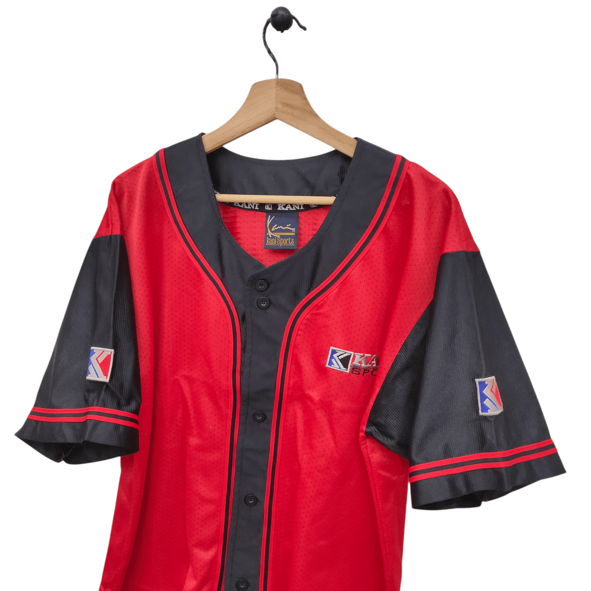 Karl Kani × Vintage 90s Kani Sport USA Jersey Medium Vintage Karl Kani Hip Hop Size US M / EU 48-50 / 2 - 3 Thumbnail