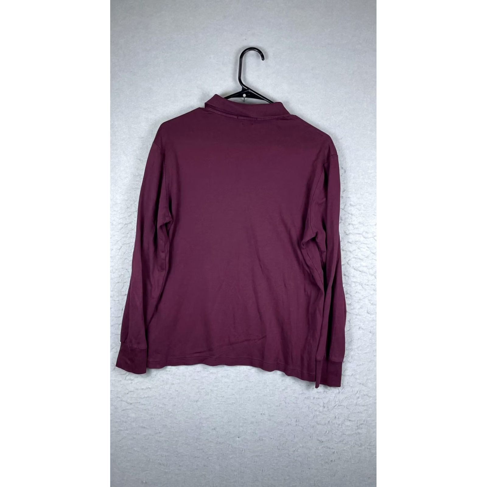 Polo Ralph Lauren Polo Ralph Lauren Shirt Mens M Maroon Long Sleeve Classic Fit Cotton Size US M / EU 48-50 / 2 - 6 Thumbnail