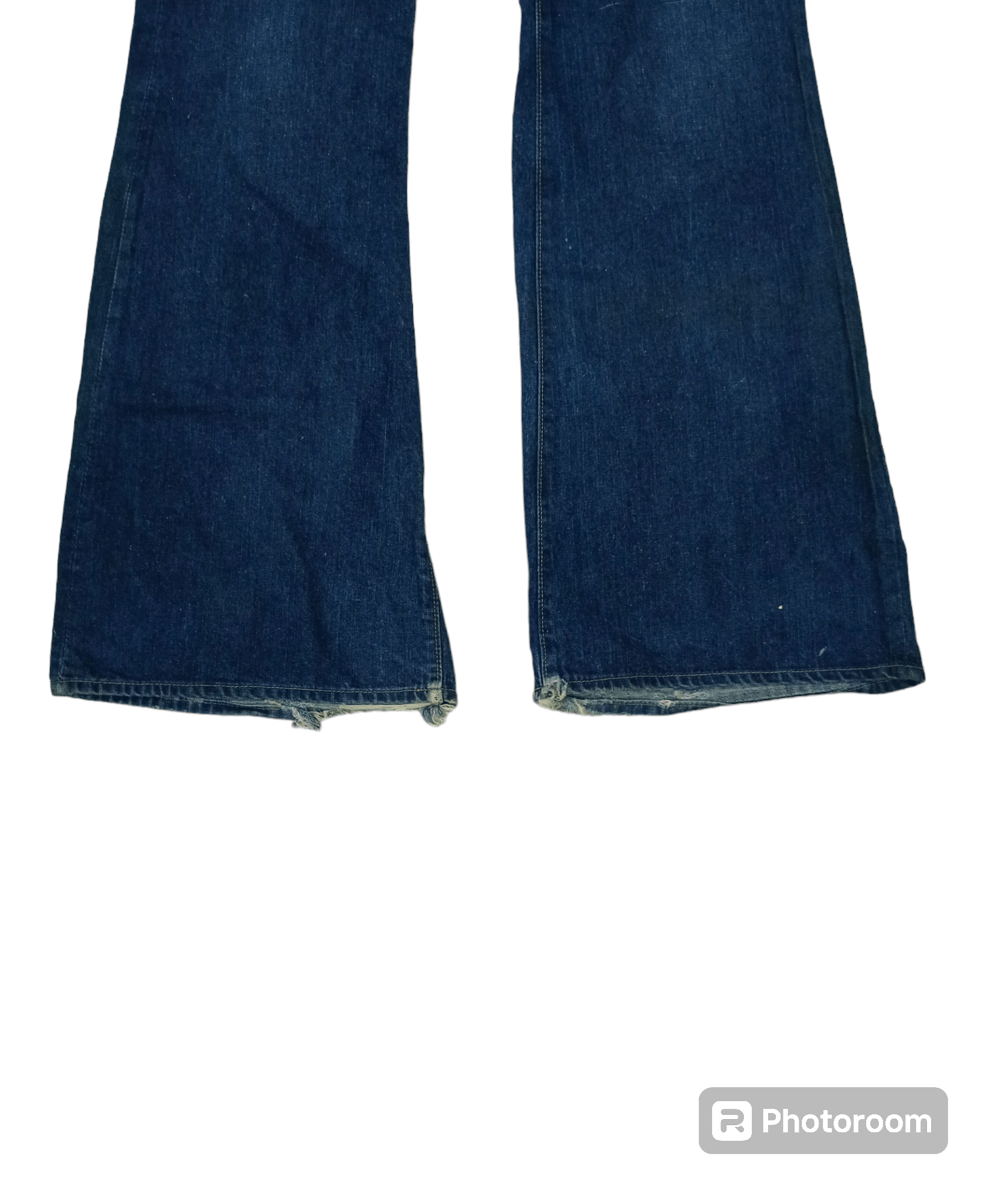 Vintage SICK SUPER FLARE BIG BELL DENIM PANTS Size US 30 / EU 46 - 5 Thumbnail