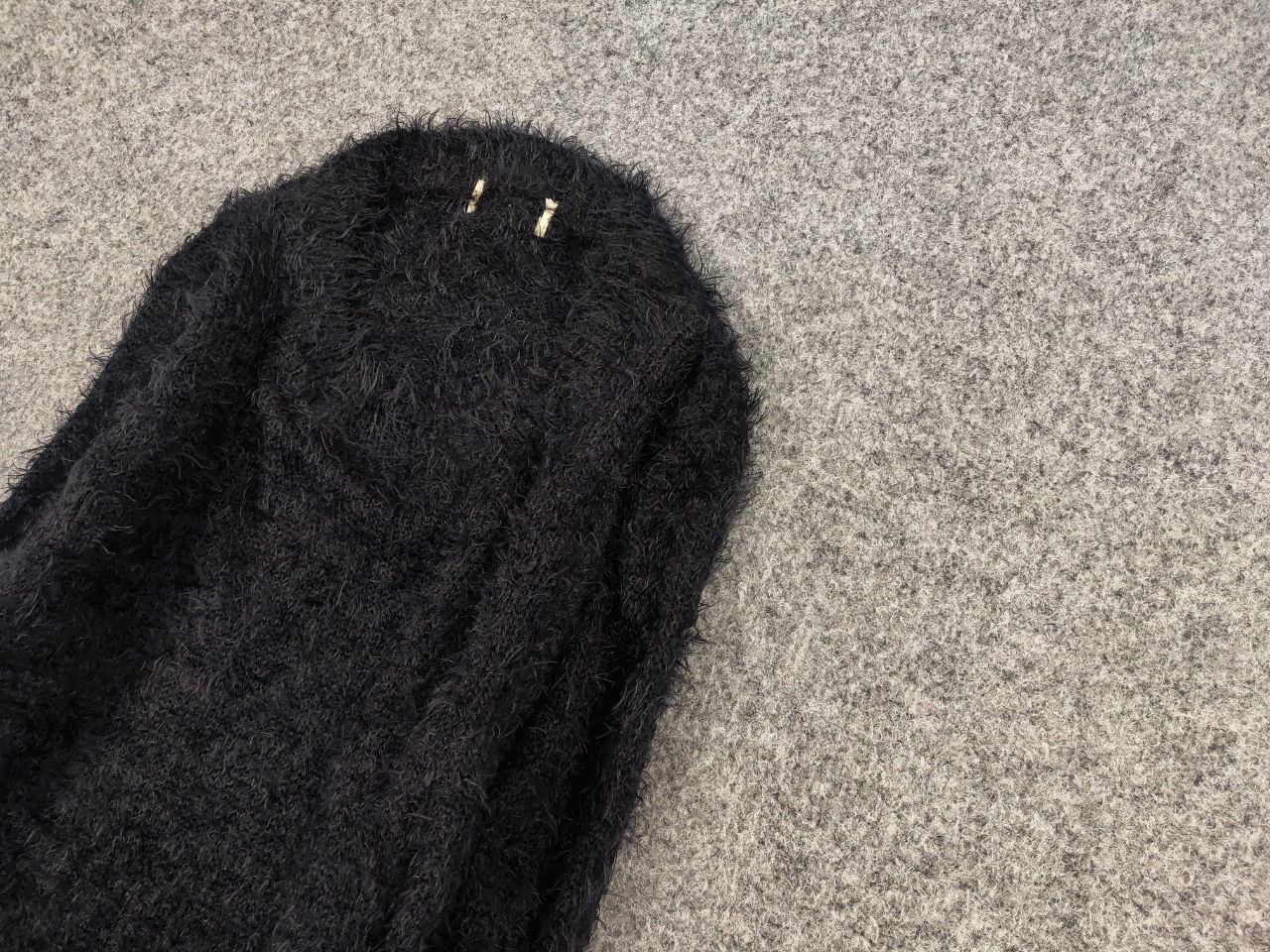 Other Vintage Japanese Black Mohair Style Fuzzy Sweater Y2K Size US M / EU 48-50 / 2 - 4 Thumbnail