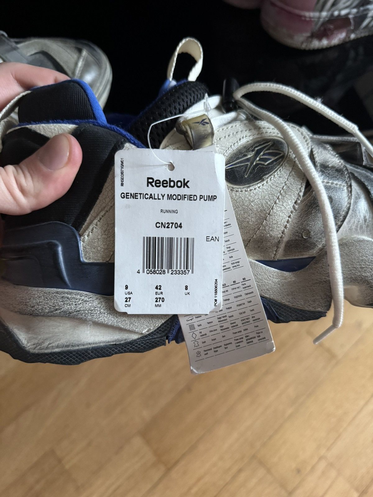 Reebok × Vetements Reebok Vetements x Genetically Modified Pump New Size US 9 / EU 42 - 7 Thumbnail
