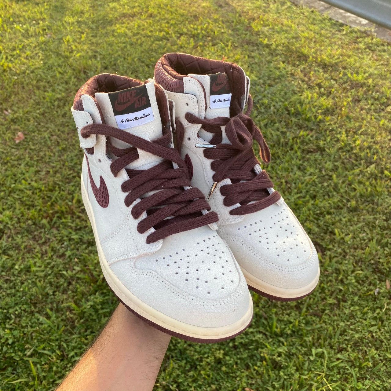 A Ma Maniere × Nike Air Jordan 1 Retro High OG A Ma Maniére “Burgundy Crush” Size US 9 / EU 42 - 18 Thumbnail