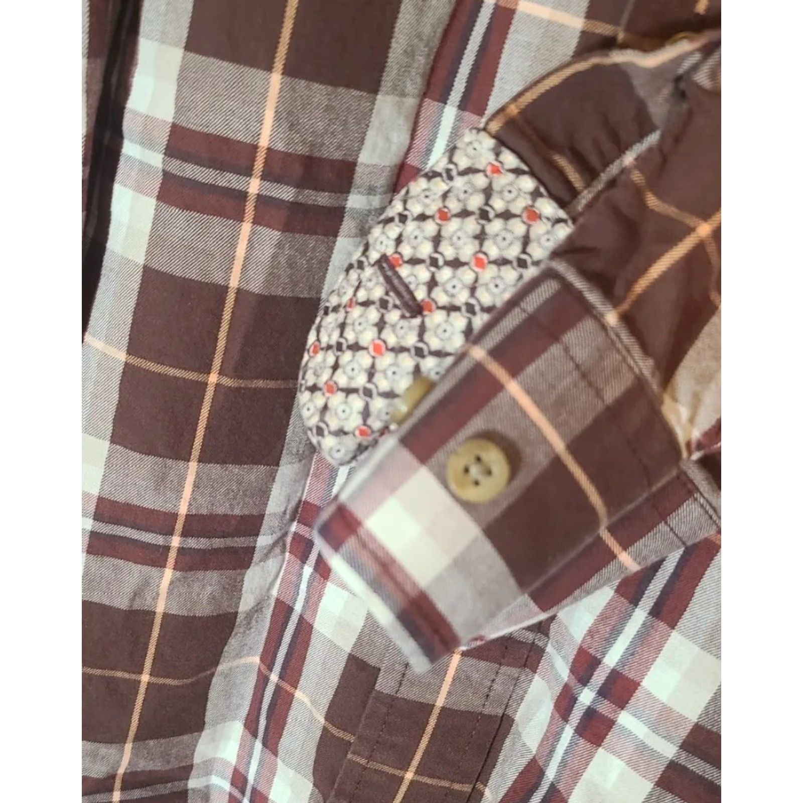 Wrangler VINTAGE Wrangler George Strait Button Up Shirt Large Adult Red Plaid Pocket Mens Size US L / EU 52-54 / 3 - 7 Thumbnail