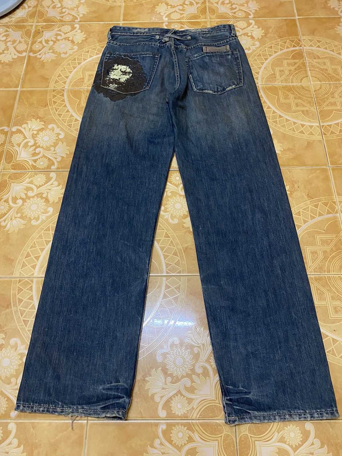 Japanese Brand × Live Mechanics Live Mechanics Denim Jeans vintage Size US 33 - 16 Thumbnail