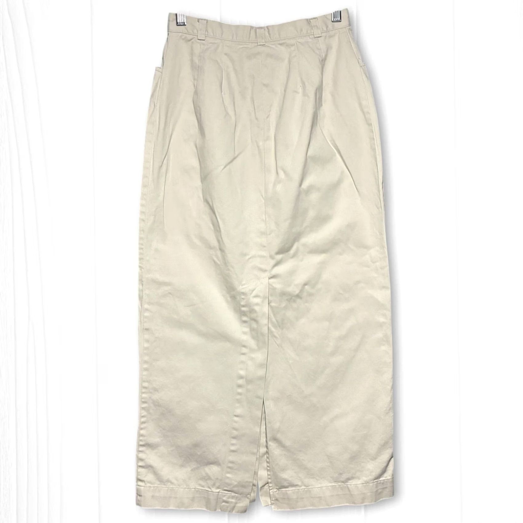 Gap VINTAGE Gap Button Front Khaki Maxi Skirt Women's 4 Beige Size 27" / US 4 / IT 40 - 2 Thumbnail