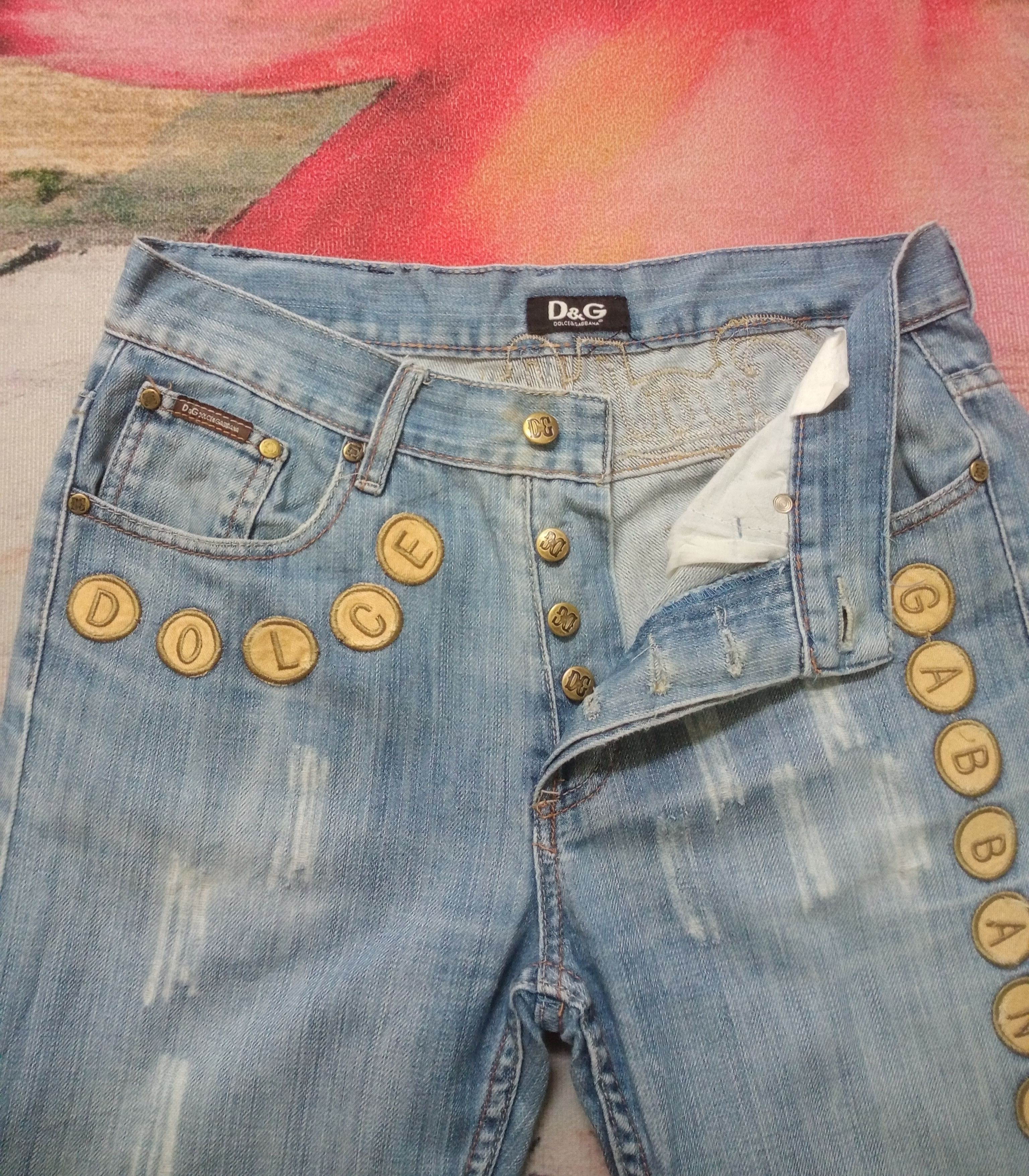 Dolce & Gabbana Vintage Dolce & Gabbana Denim Pants Size US 32 / EU 48 - 11 Thumbnail