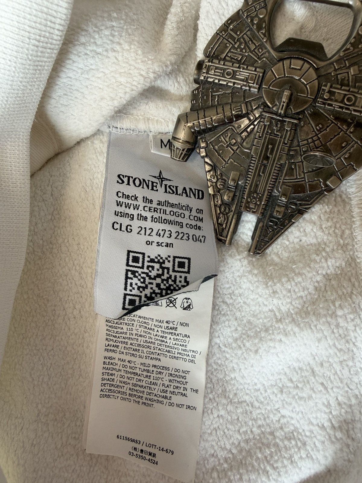 Stone Island × Supreme Supreme × Stone Island sweatshirt F/W2014 Size US M / EU 48-50 / 2 - 6 Thumbnail