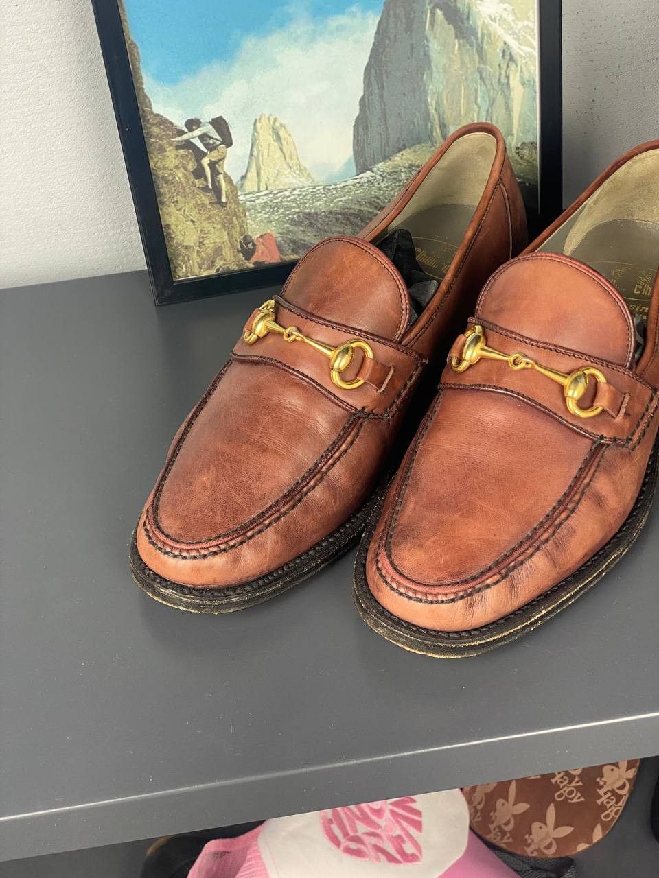 Church's Handmade Churchs gold horsebit loafers, Made in Italy Size US 8 / EU 41 - 4 Thumbnail