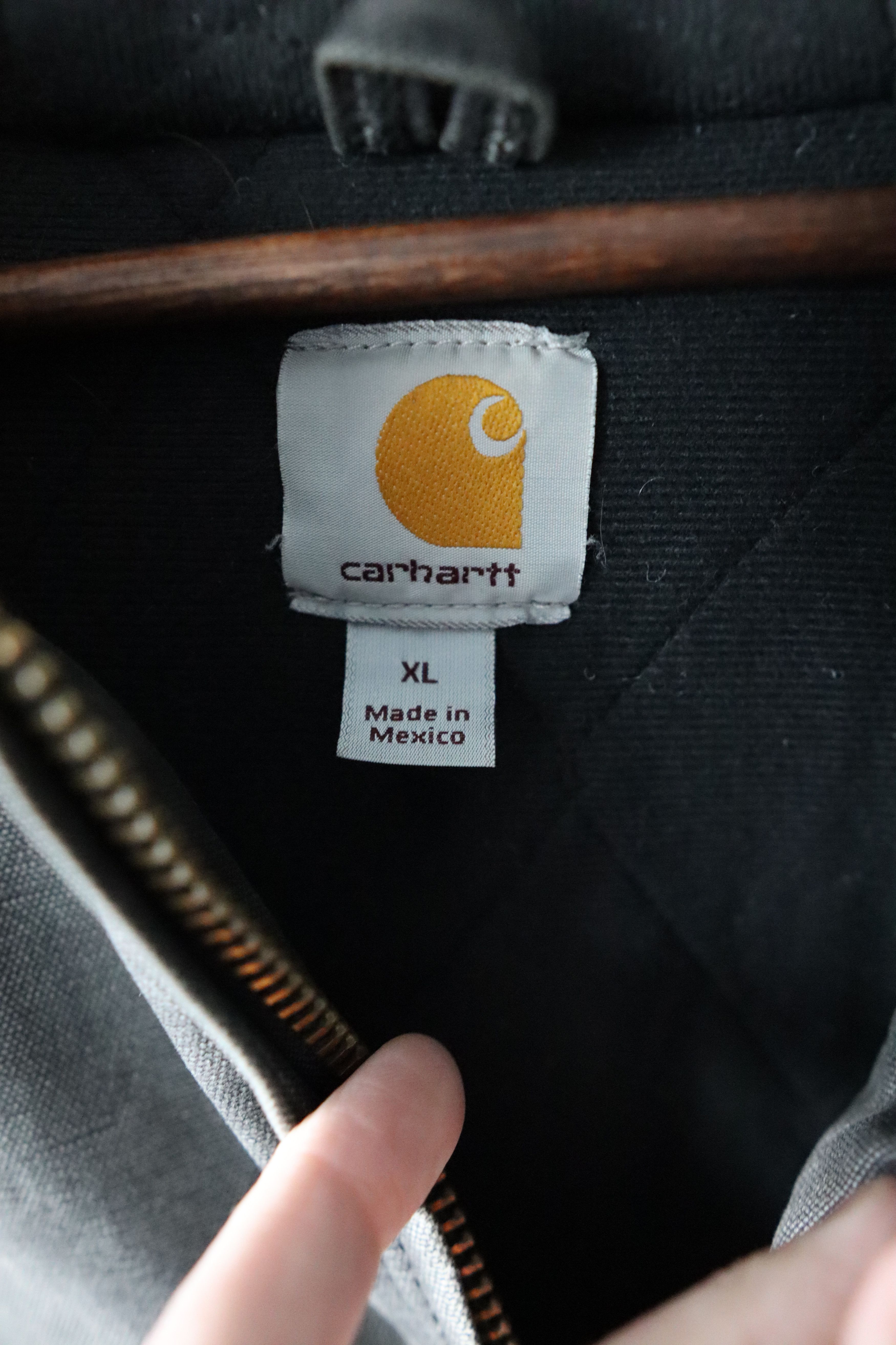 Carhartt Carhartt Faded Black Zip-Up Work Jacket Size US XL / EU 56 / 4 - 3 Thumbnail