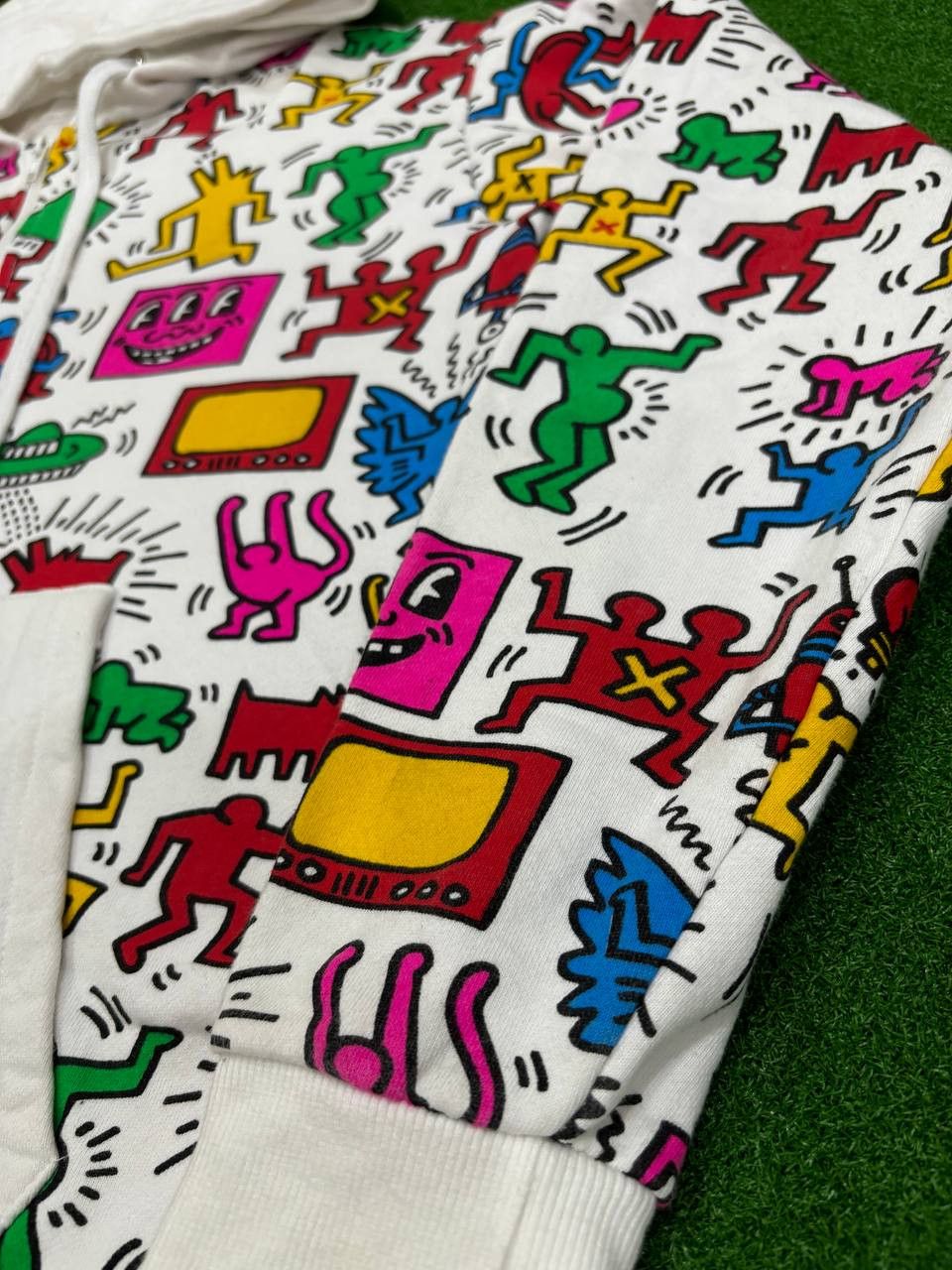 Japanese Brand × Keith Haring × Vintage Keith Haring Big Bang Collaboration Tour Hoodie Rare Size US M / EU 48-50 / 2 - 6 Thumbnail