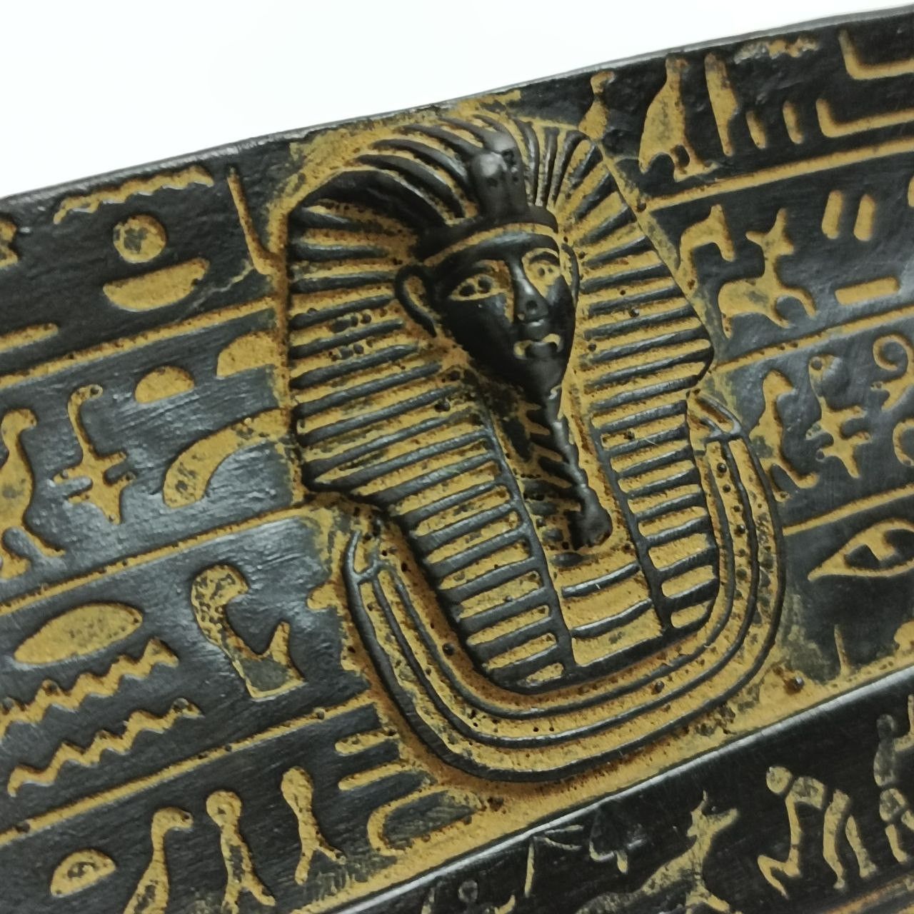Handmade Antique Egyptian Sarcophagus Box, Vintage Pharaonic Style Size ONE SIZE - 8 Thumbnail