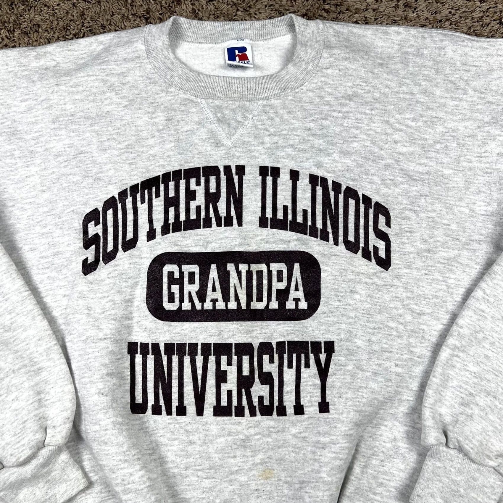 Russell Athletic VINTAGE Russell Athletic Sweatshirt Crewneck 90s Gusset XL Gray Unisex Adults Size US XL / EU 56 / 4 - 4 Thumbnail
