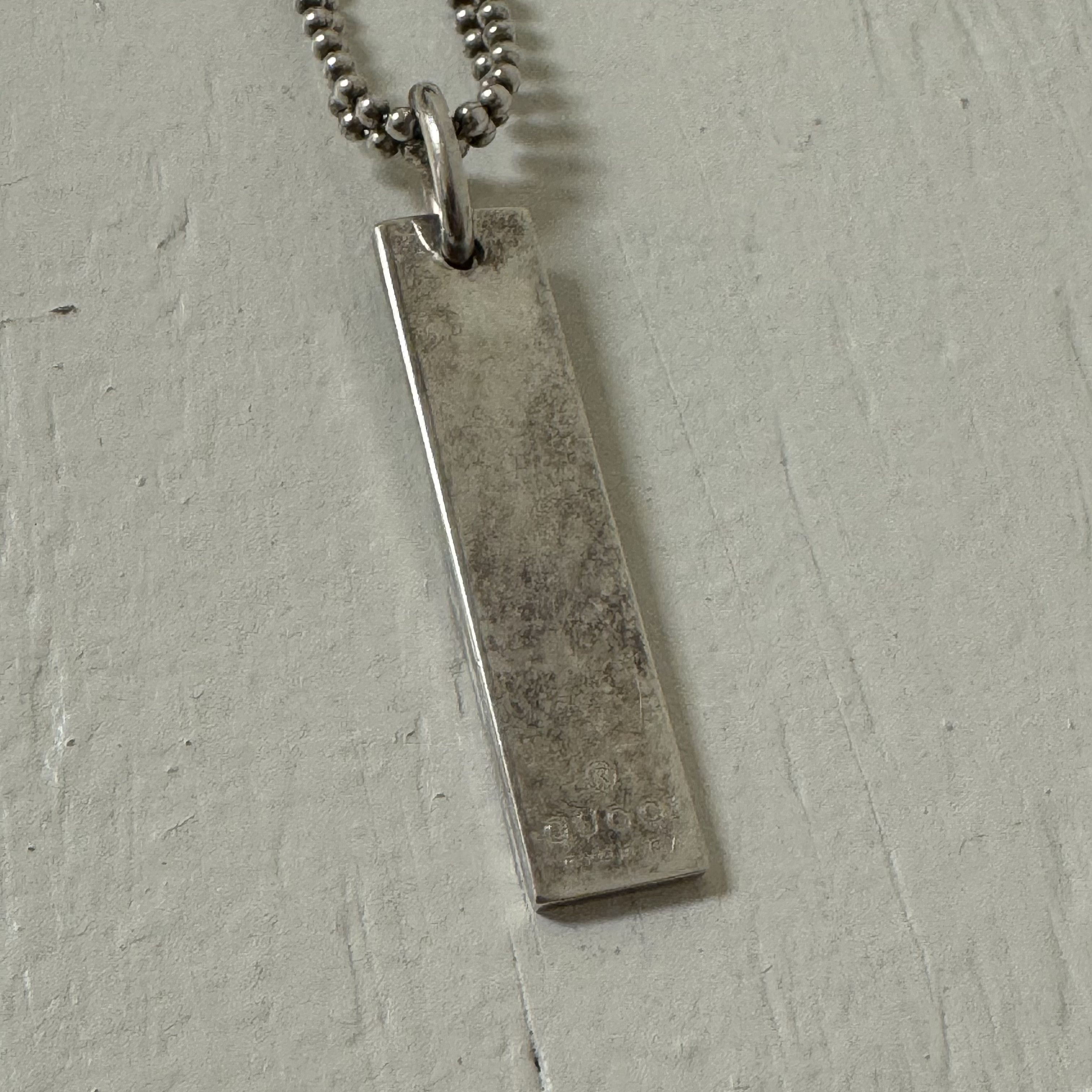 Gucci Gucci Silver Plate Necklace Size ONE SIZE - 3 Thumbnail