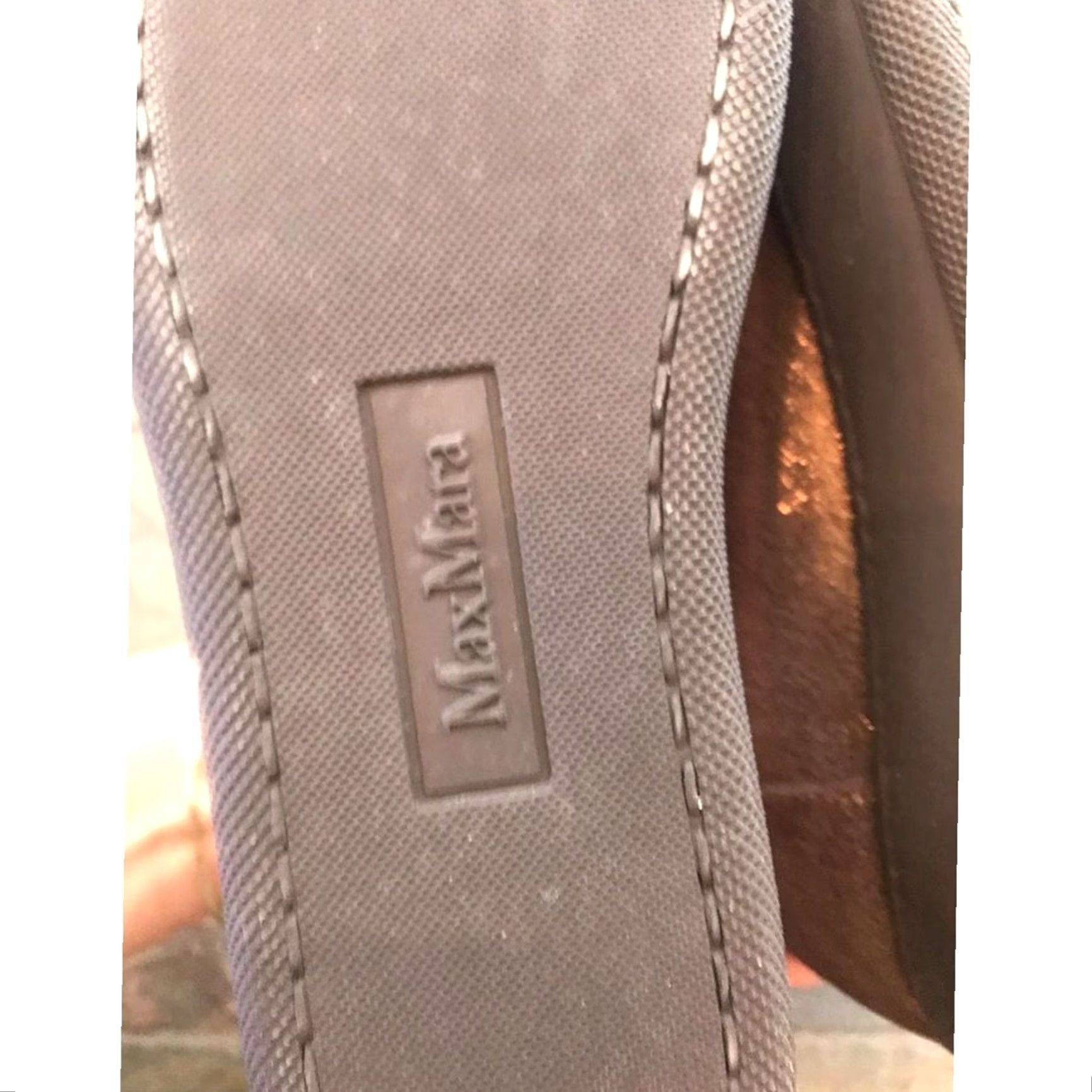 Max Mara Max Mara Women Copper Metallic Maxiv Leather Lace Up Tie Sneakers EU 38 US 7.5 Size US 8 / IT 38 - 7 Thumbnail