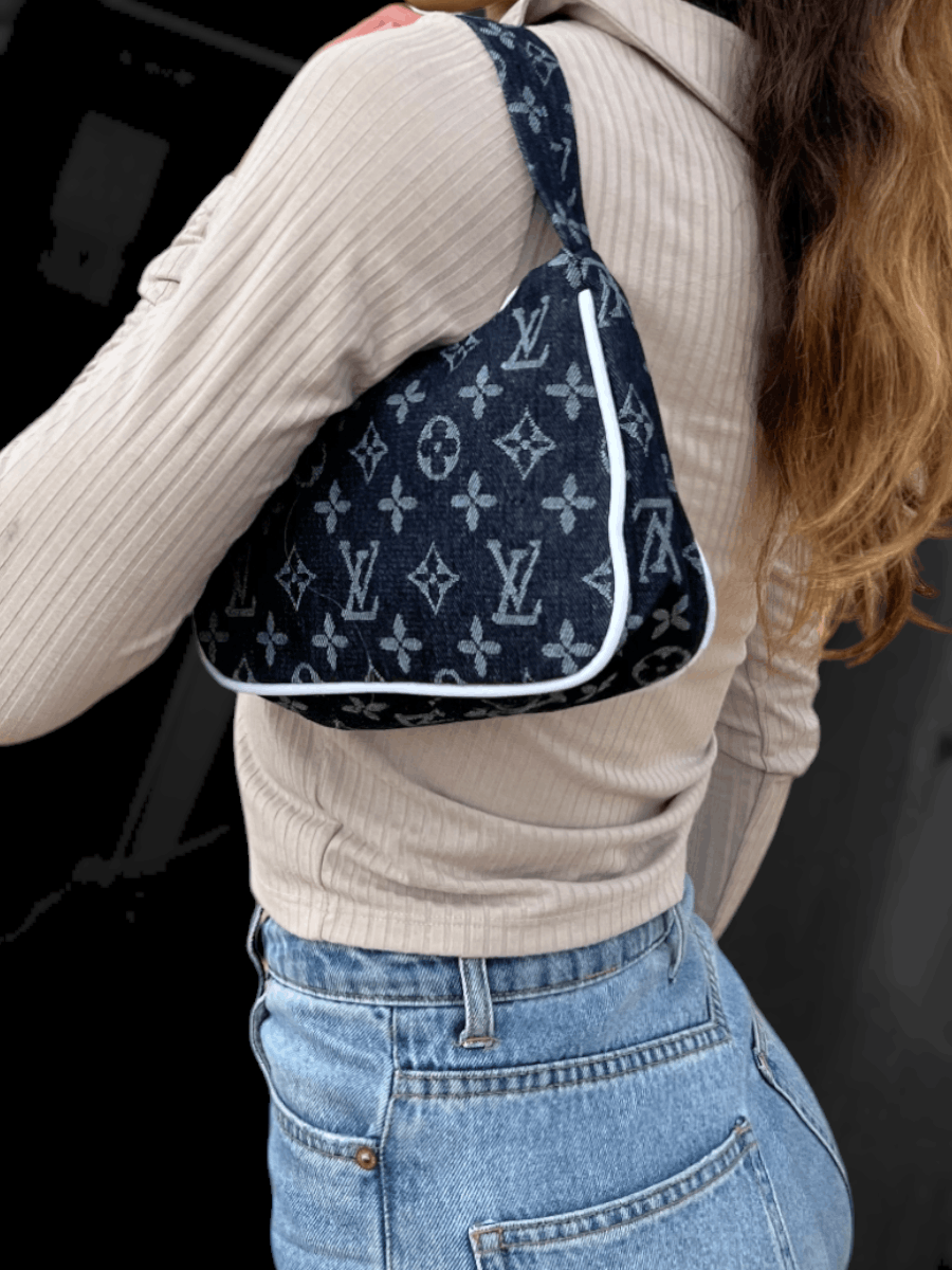 Other UK Mini Denim Reworked Hobo Shoulder bag Size ONE SIZE - 1 Thumbnail