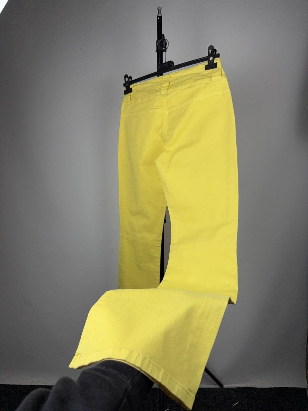 Japanese Brand Vntg 00s Fishbone Avant Garde Sk8 Y2K Flare Low Rise Pants Size 28" / US 6 / IT 42 - 12 Thumbnail