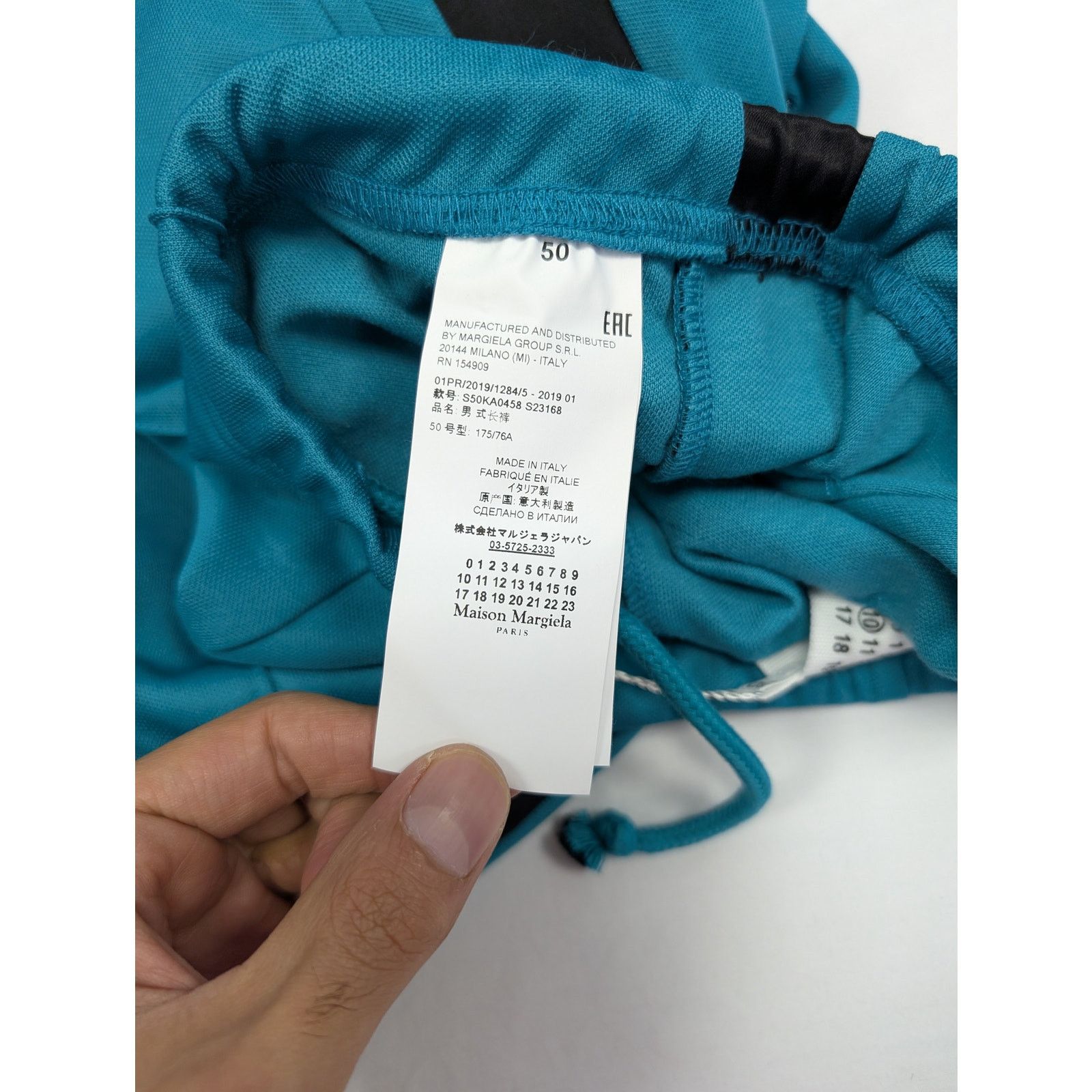 Maison Margiela o1rshd1 Classic Trousers Pants in Teal Blue Size US 34 / EU 50 - 16 Thumbnail