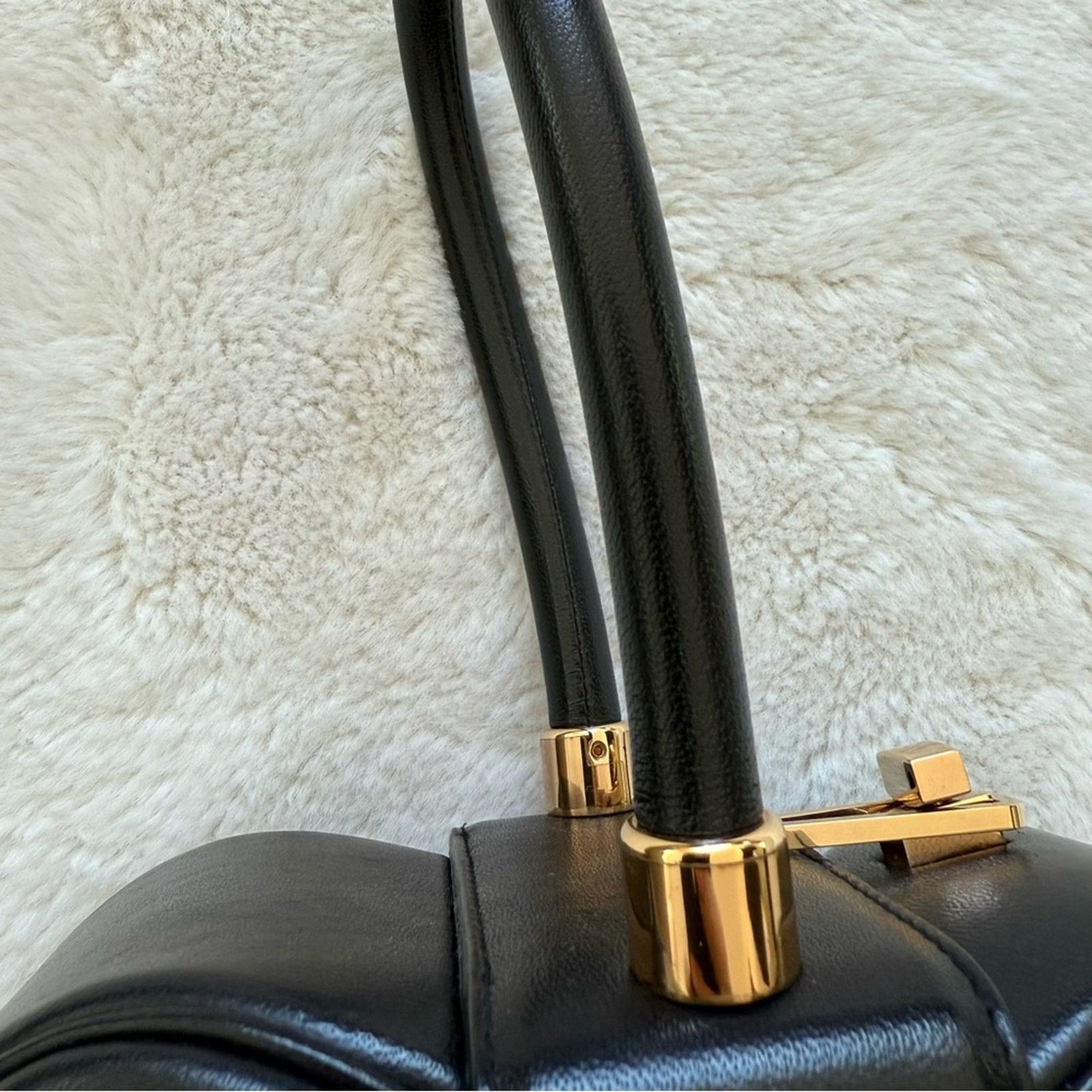 Gabriela Hearst Gabriela Hearst Nina Black Nappa leather Authentic 3200$ Size ONE SIZE - 3 Thumbnail