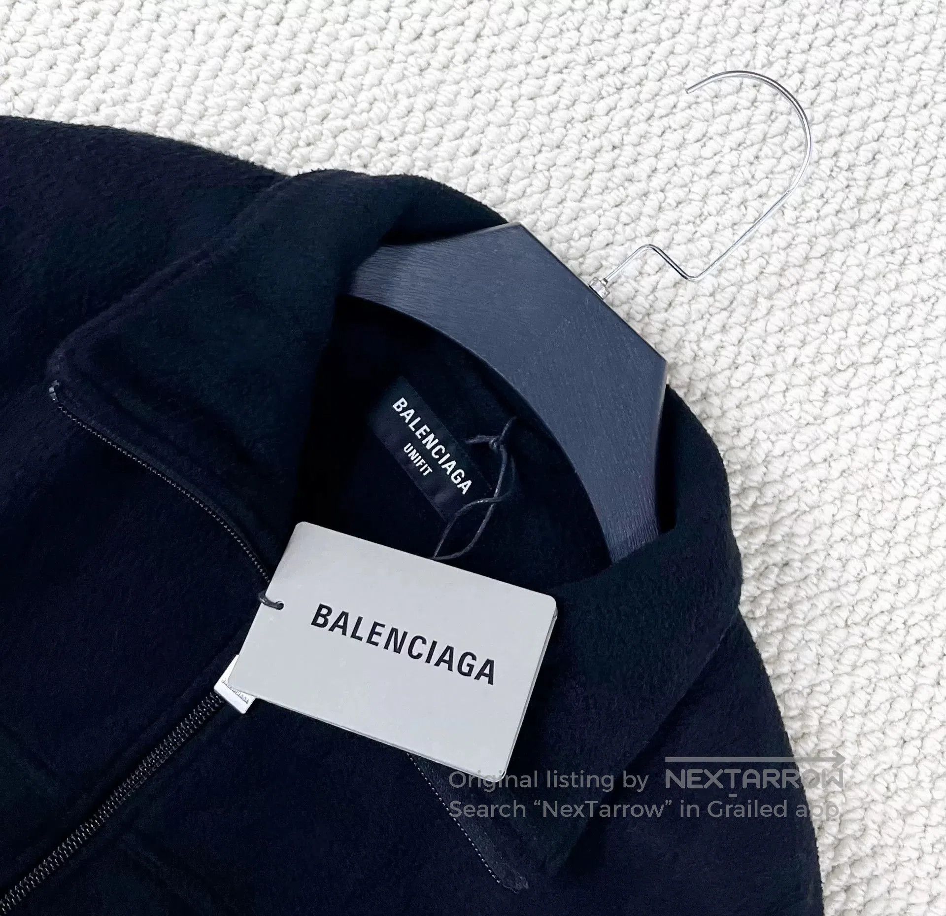Balenciaga balenciaga black and blue zip jacket. Size US XS / EU 42 / 0 - 3 Thumbnail