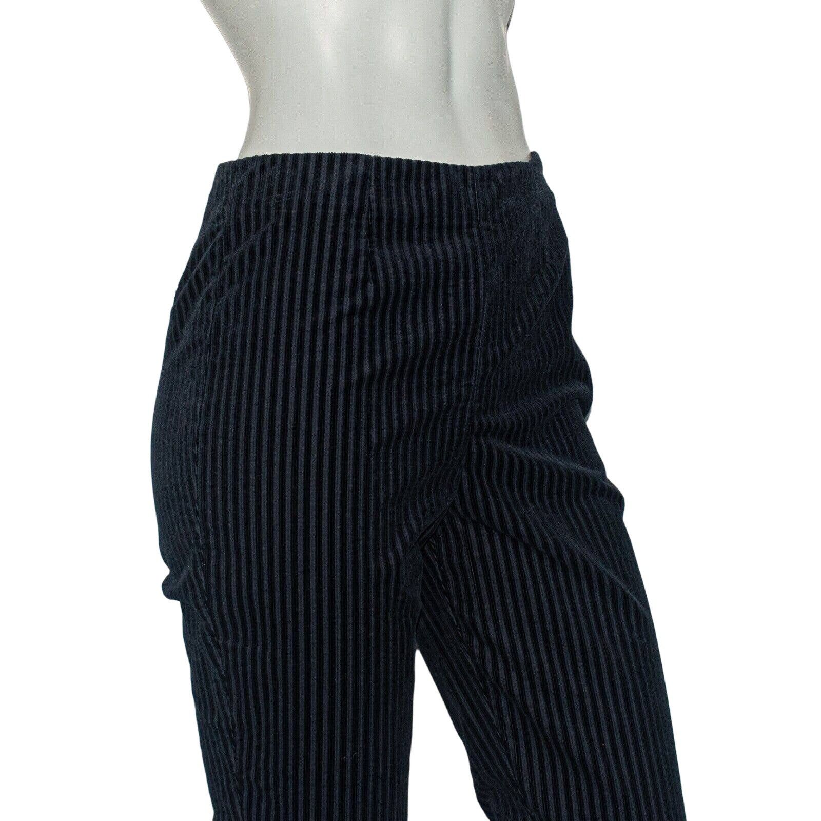 Frame FRAME denim Fine Variegated Slit Pants Fall Navy Cotton Size 26" / US 2 / IT 38 - 10 Thumbnail