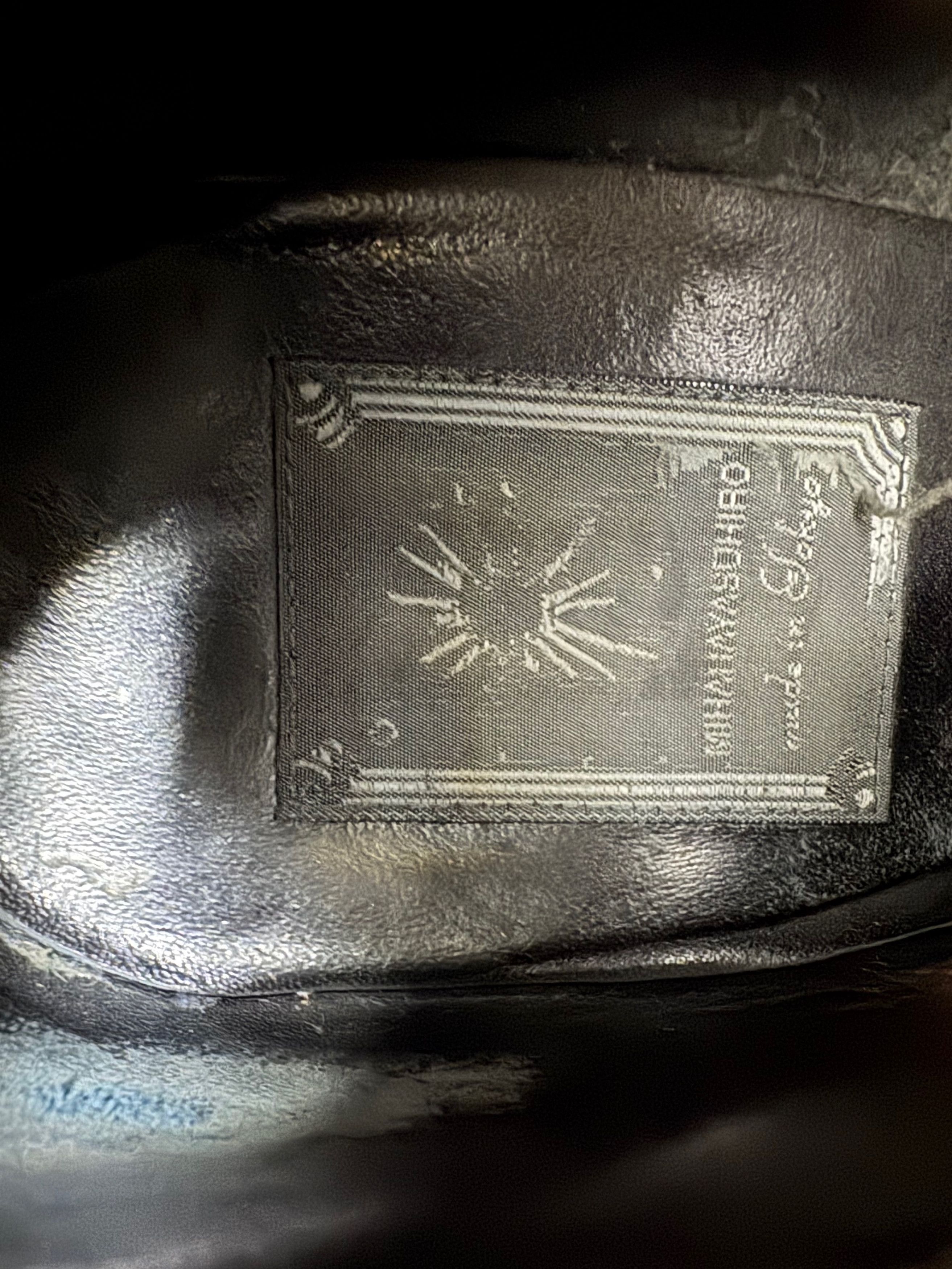 Maison MIHARA YASUHIRO Distressed laces leather embossed boots Size US 12 / EU 45 - 5 Thumbnail