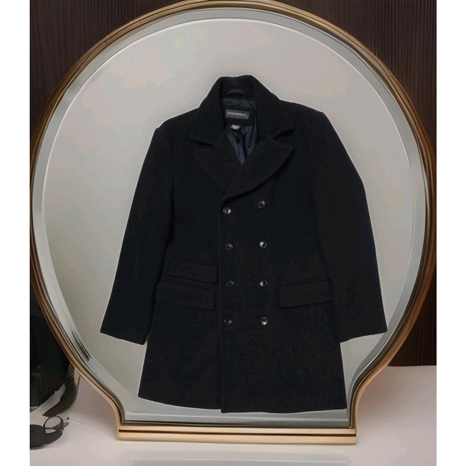 Banana Republic Banana Republic Wool Overcoat Mario Bellucci Italian Fabric Size US S / EU 44-46 / 1 - 3 Thumbnail