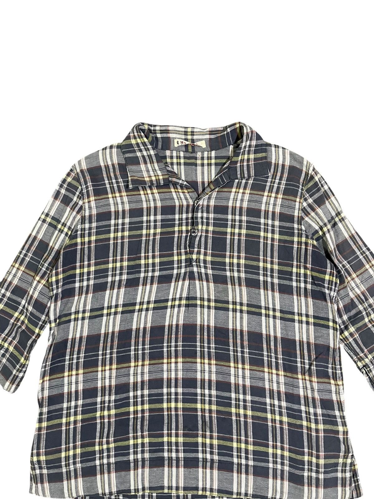 45rpm 45RPM Joubu De Nagamochi Checkers Button Up Size M / US 6-8 / IT 42-44 - 4 Thumbnail