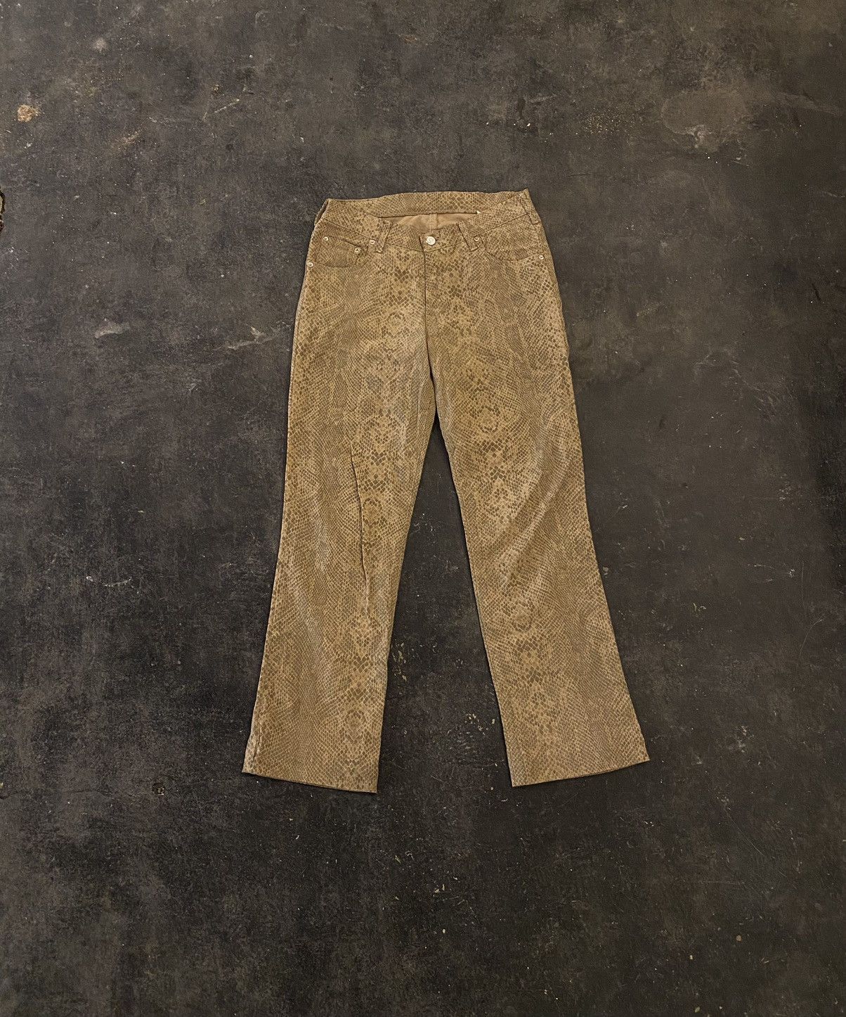Hysteric Glamour × If Six Was Nine × Le Grande Bleu (L.G.B.) Cimarron snakeskin ifsixwasnine punk style Jeans Size US 27 - 1 Thumbnail