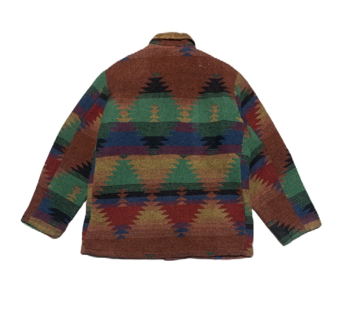 Vintage 80s Lakeshire Made In Usa Navajo Wool Jacket