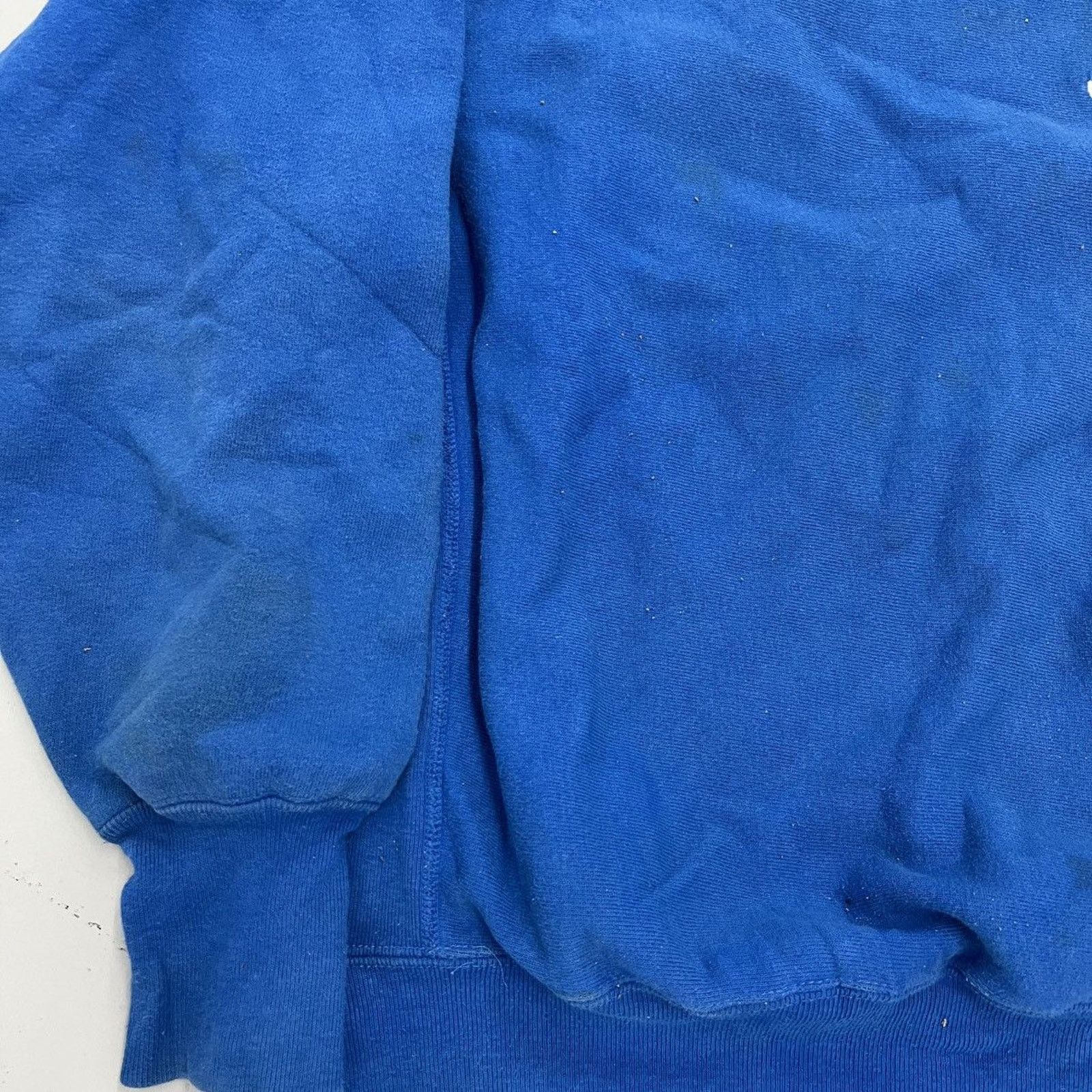 Champion Vintage 90s Champion Blue Reverse Weave Blank Sweatshirt Size US XL / EU 56 / 4 - 3 Thumbnail