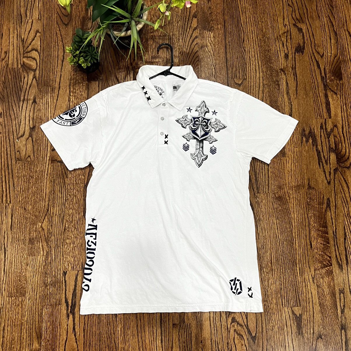 Affliction × Grunt Style AFFLICTION OG POLO Size US XXL / EU 58 / 5 - 2 Thumbnail