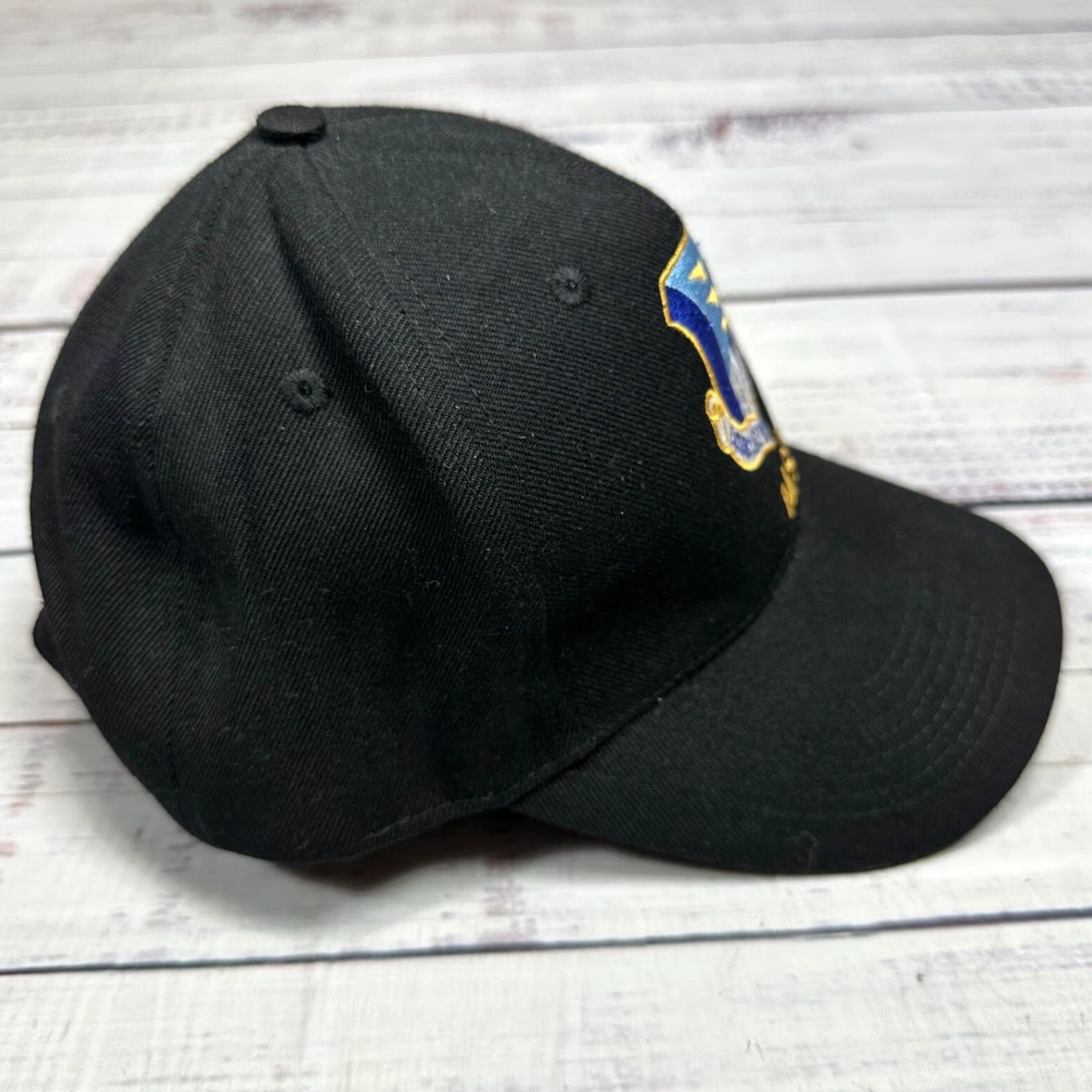 Vintage USAF 435th Air Base Wing MSG Adjustable Baseball Cap Black Swich Works Men One Size"} Size ONE SIZE - 4 Thumbnail