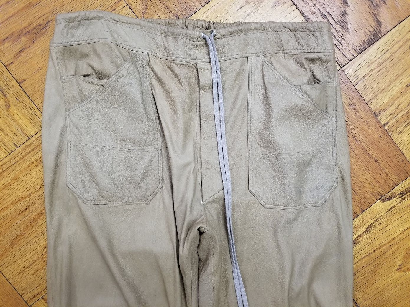 Rick Owens Rick Owens vintage cropped leather pants Sparrows f/w02 Size US 34 / EU 50 - 3 Thumbnail