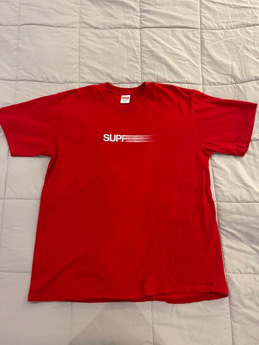 Supreme Supreme Motion Logo Tee Red SS23 | Grailed