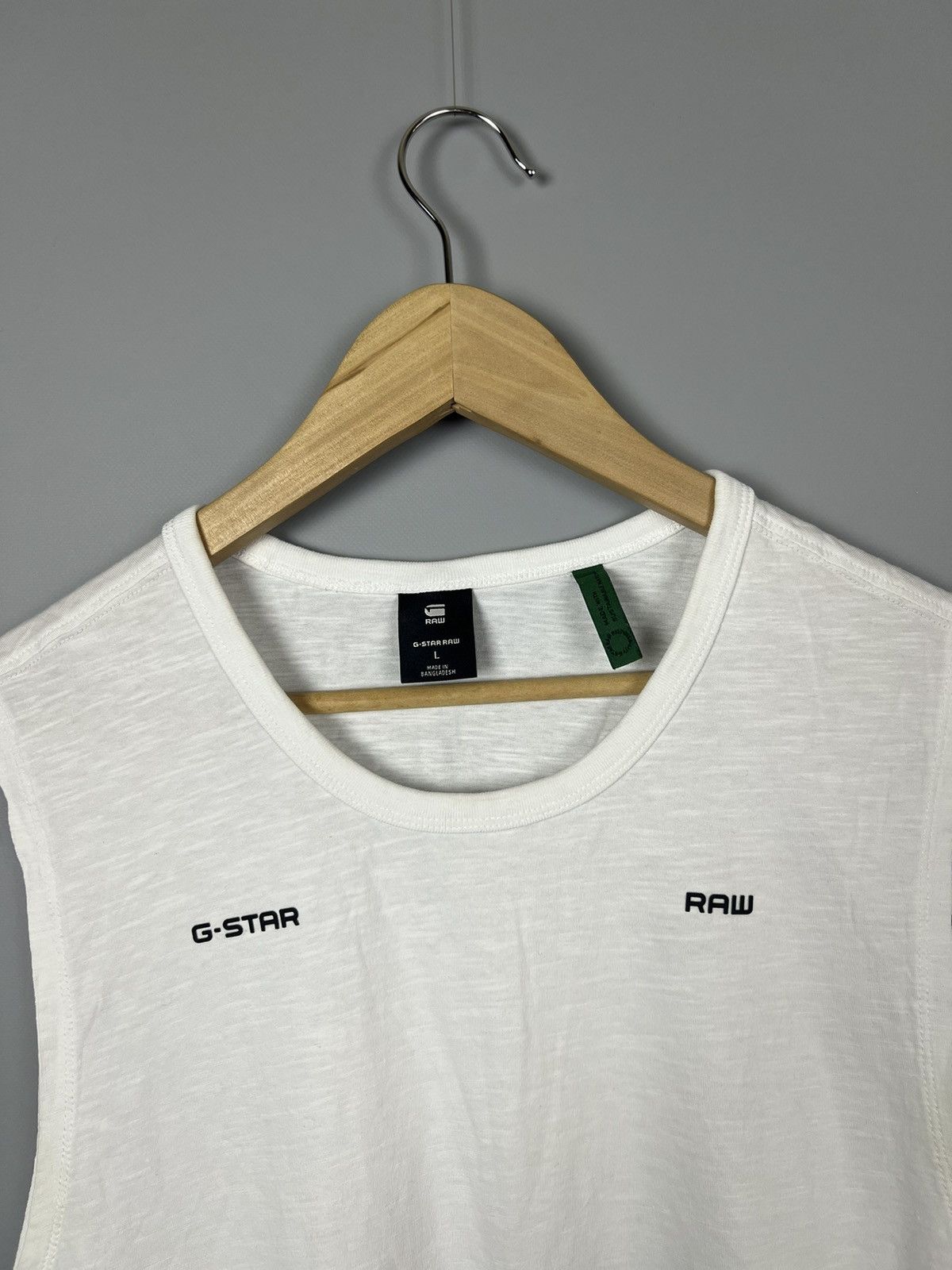 G-Star GSTAR G-STAR RAW LASH TANK TOP WHITE SLEEVELESS TANK TOP Size US L / EU 52-54 / 3 - 2 Thumbnail