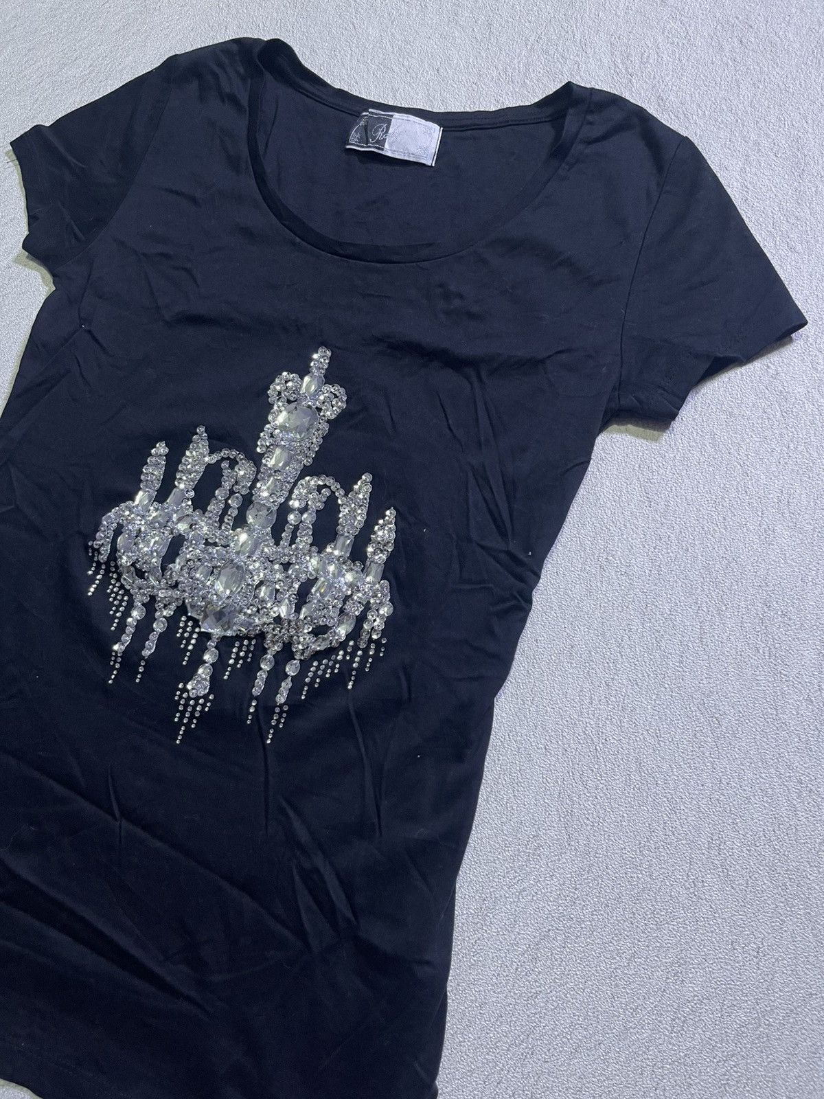 Hysteric Glamour Y2K RADY short tshirt women gliter motif style Size S / US 4 / IT 40 - 2 Thumbnail