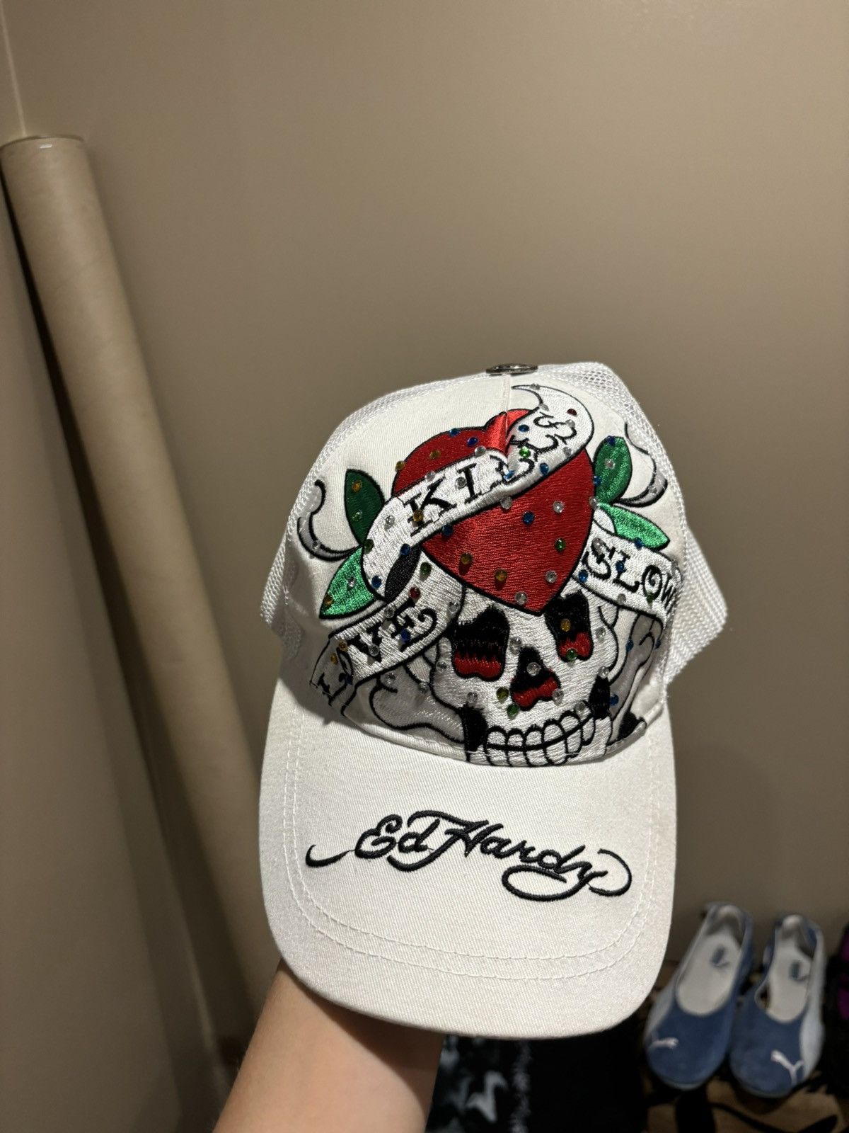 Ed Hardy × Streetwear × Vintage ED HARDY CAP HAT Y2K | Grailed