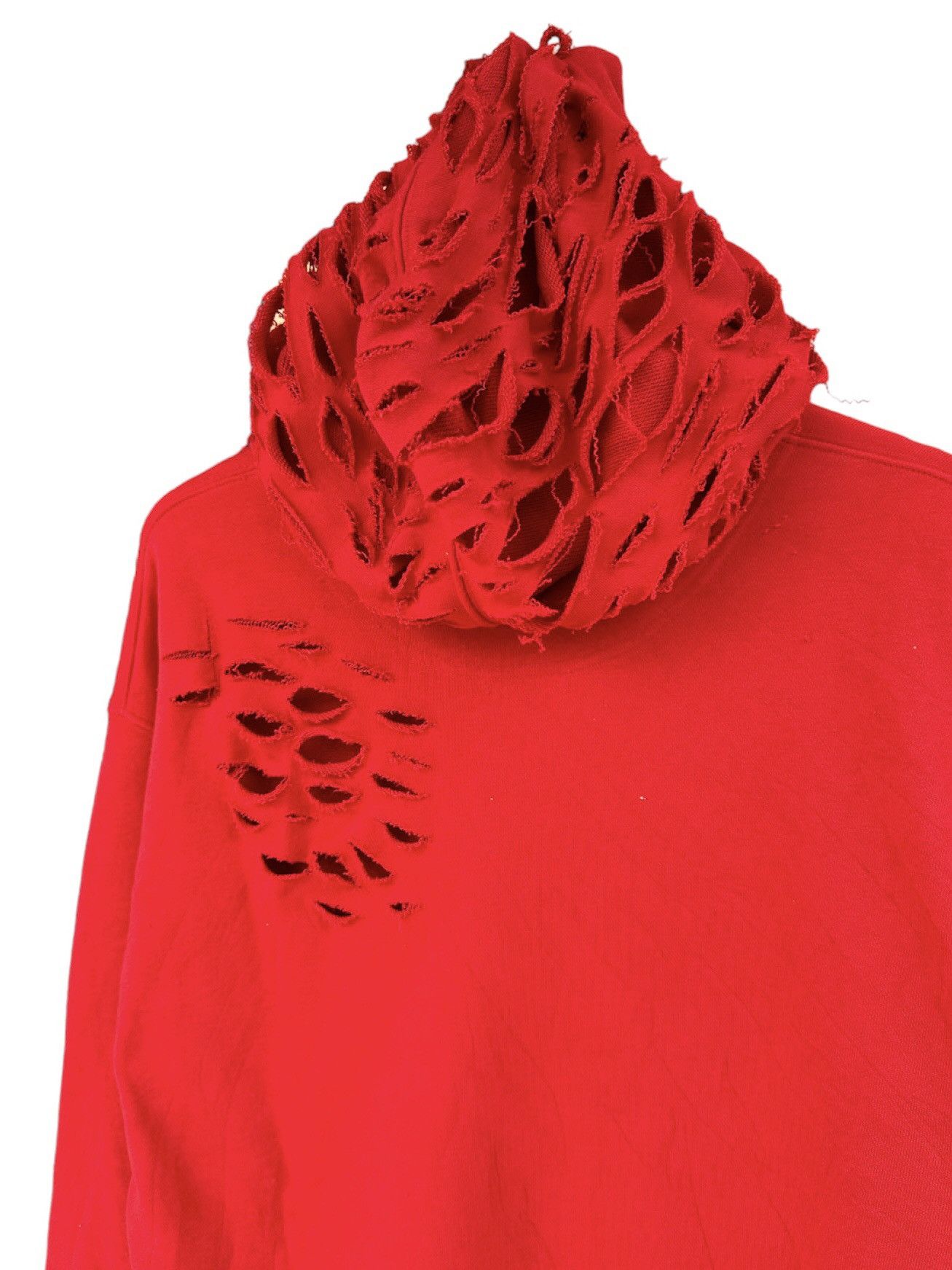 Hysteric Glamour × If Six Was Nine × Japanese Brand Distressed Hoodie Reds GU Ifsixwasnine lgb Size US L / EU 52-54 / 3 - 4 Thumbnail