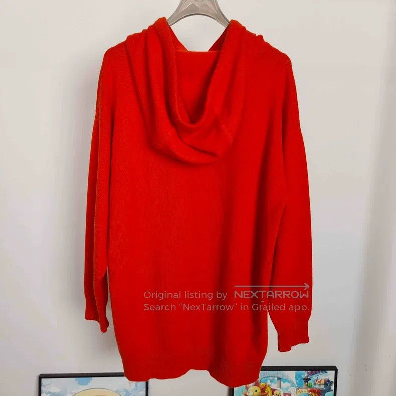 Hermes Hermes Orange Cashmere Knit Loose Sweatshirt Size XS / US 0-2 / IT 36-38 - 3 Thumbnail
